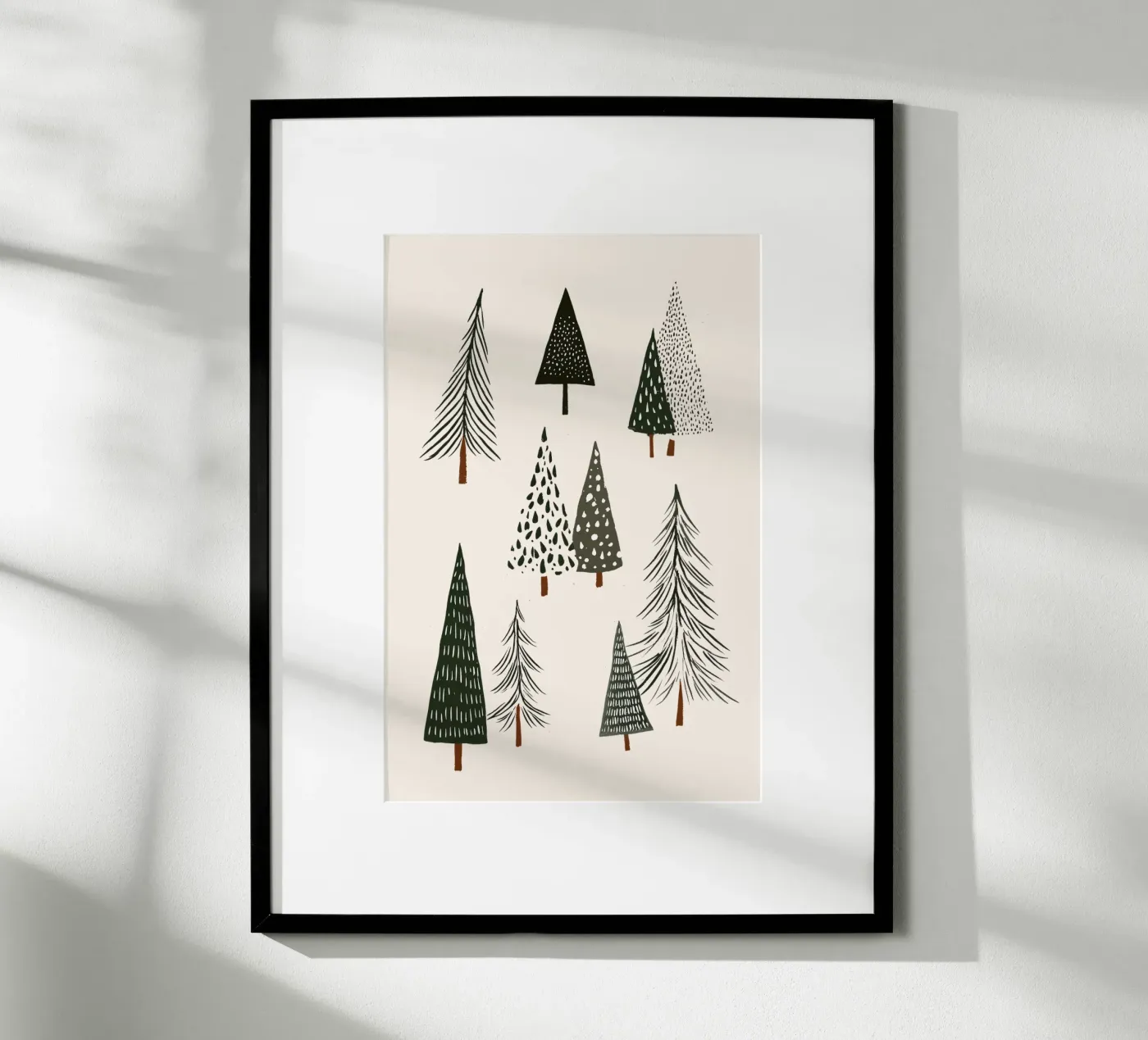 Dennen poster van color&shape