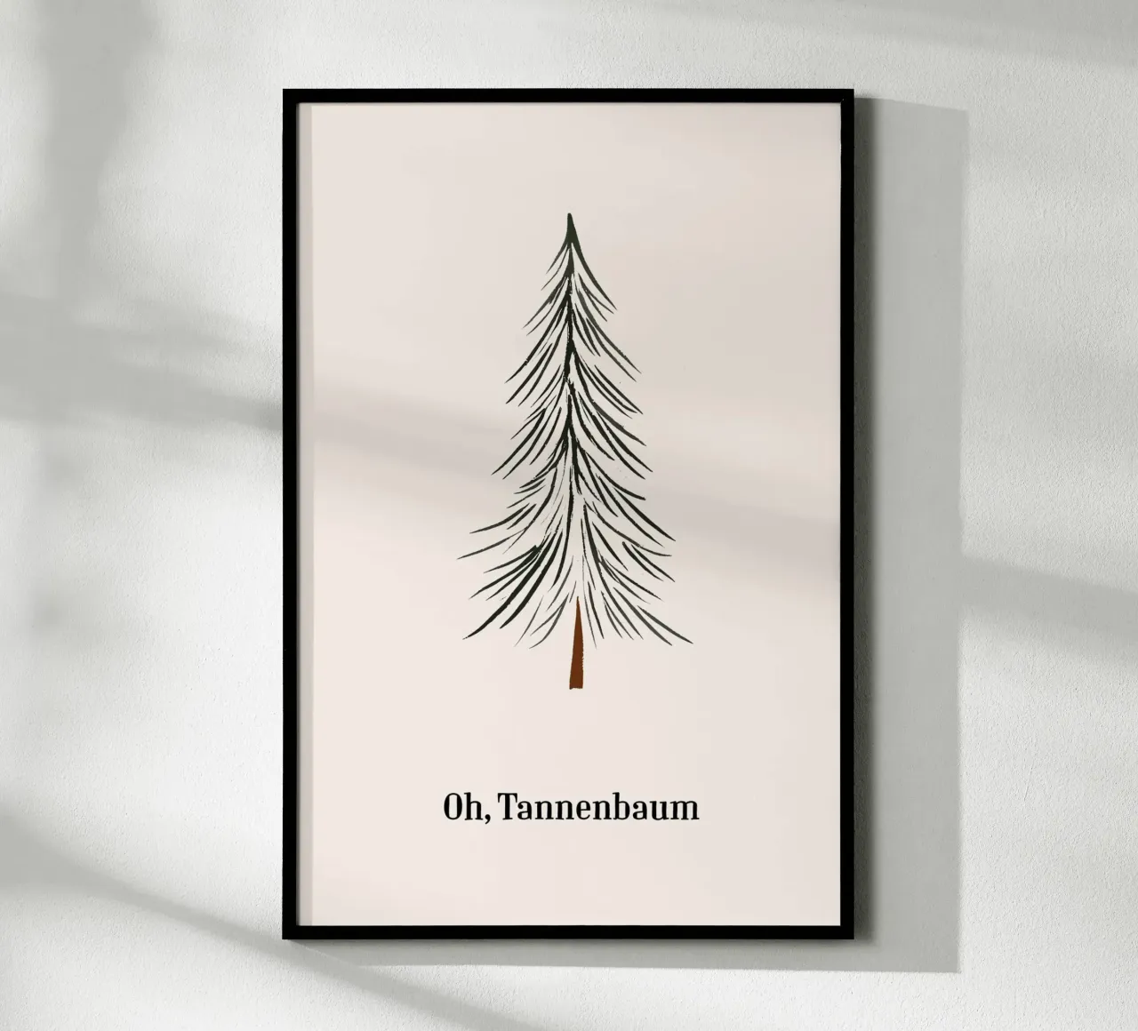 Oh Sapin 03 poster de color&shape