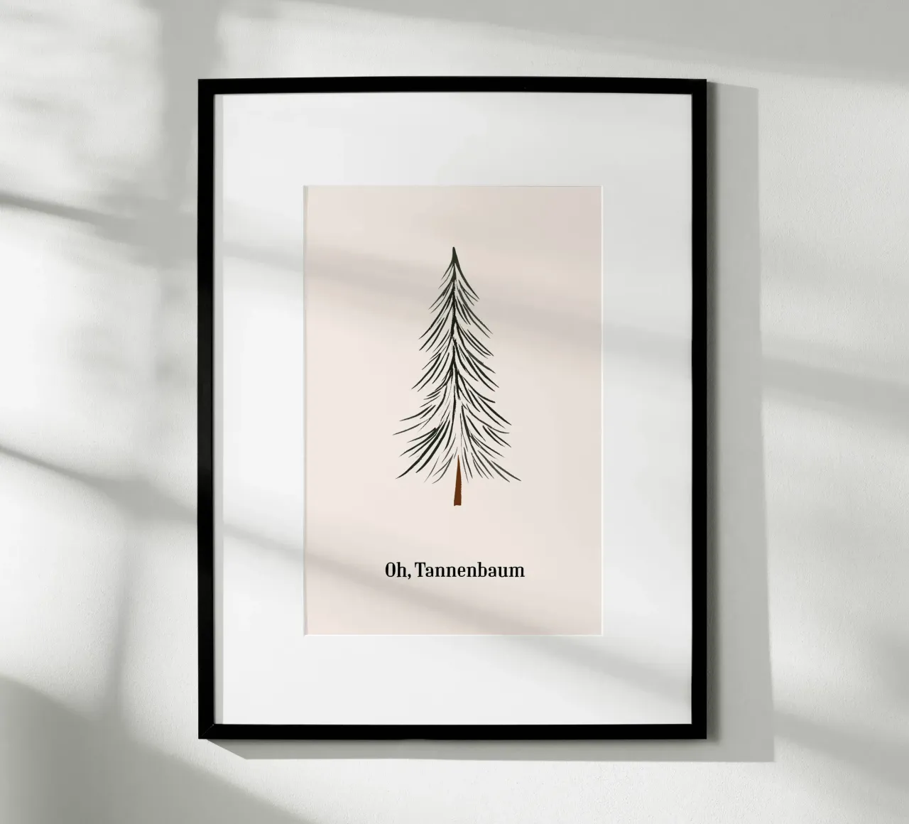 Oh Sapin 03 poster de color&shape