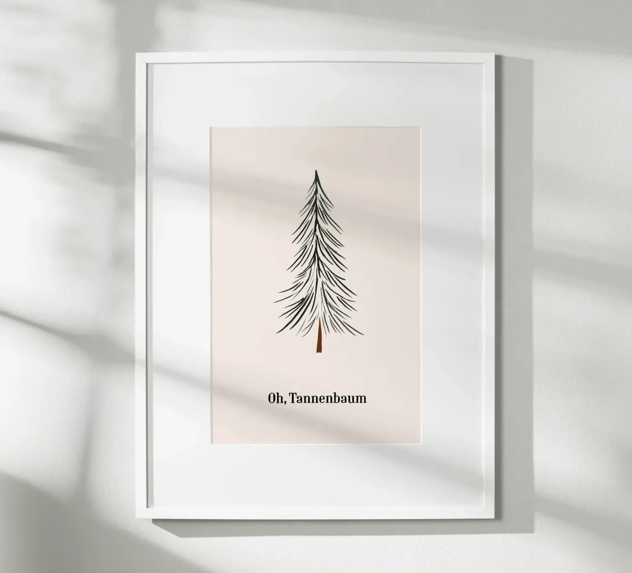 Oh Sapin 03 poster de color&shape