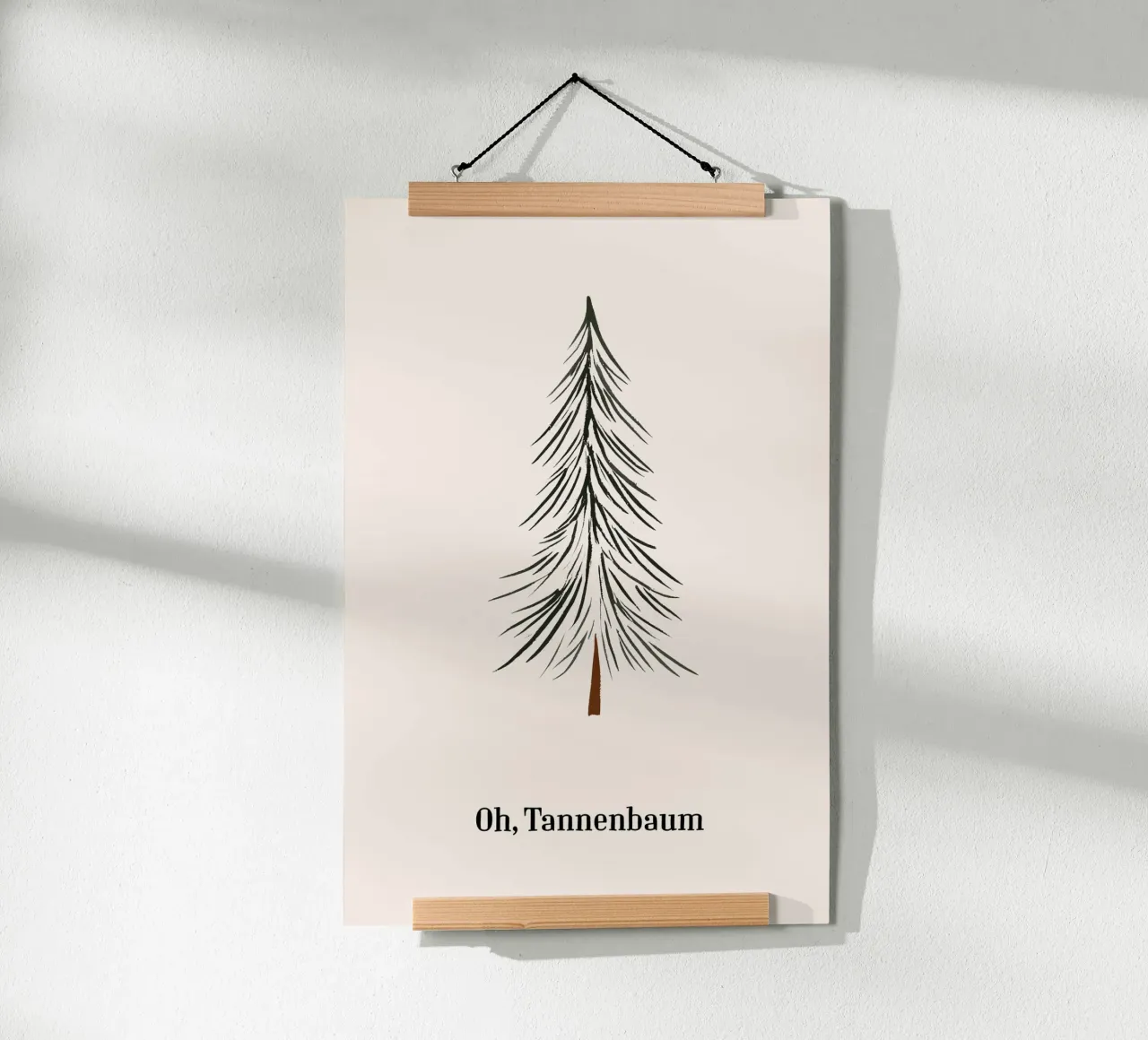 Oh Sapin 03 poster de color&shape