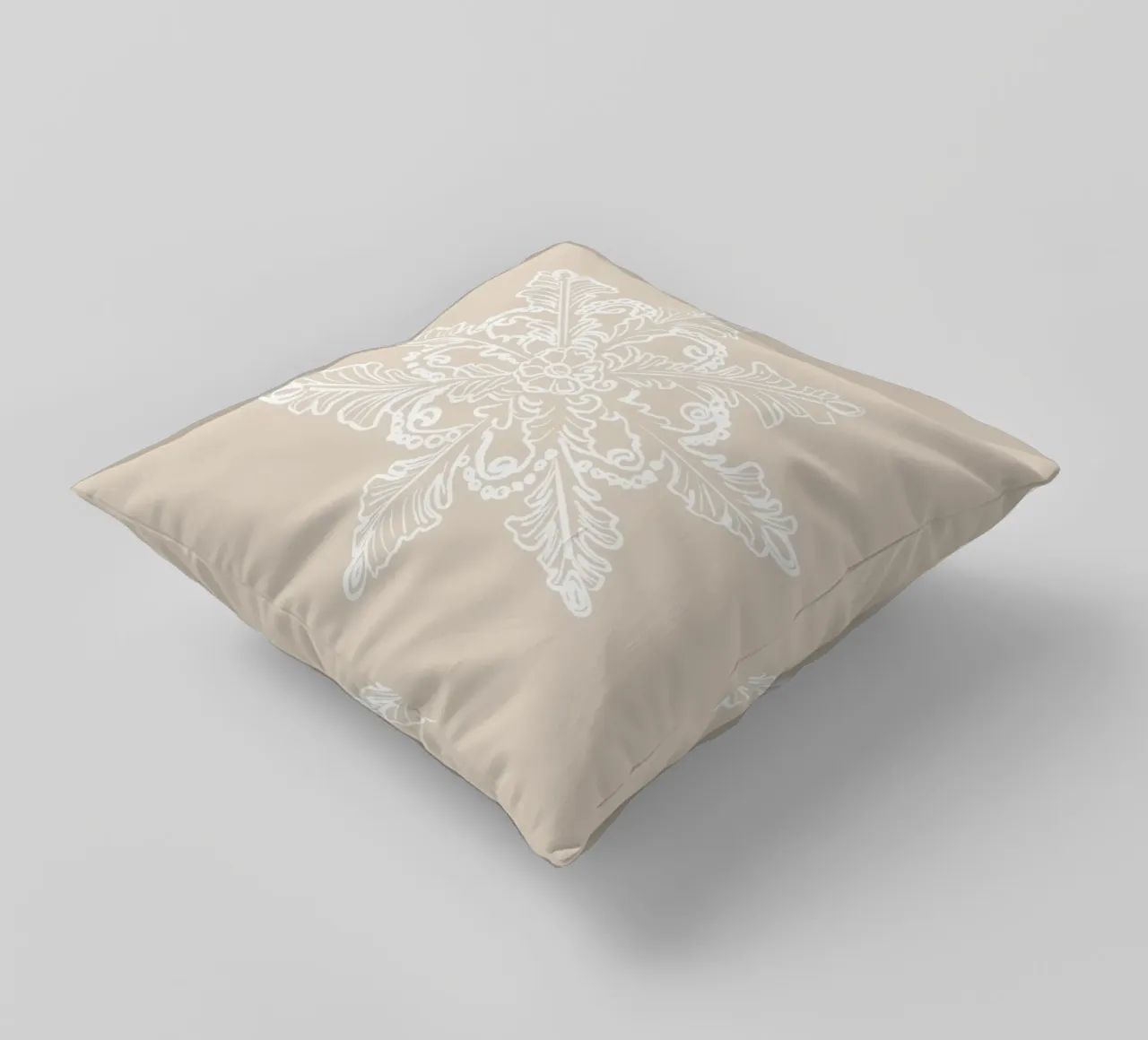 Snowflake (White) cuscino da treechild