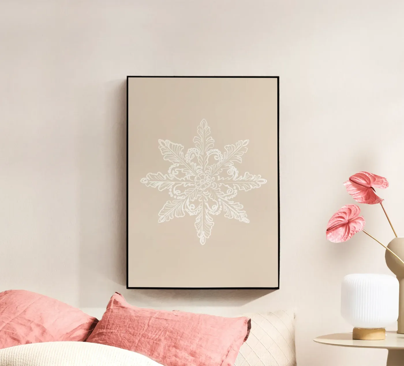 Snowflake (White) plexiglas de treechild