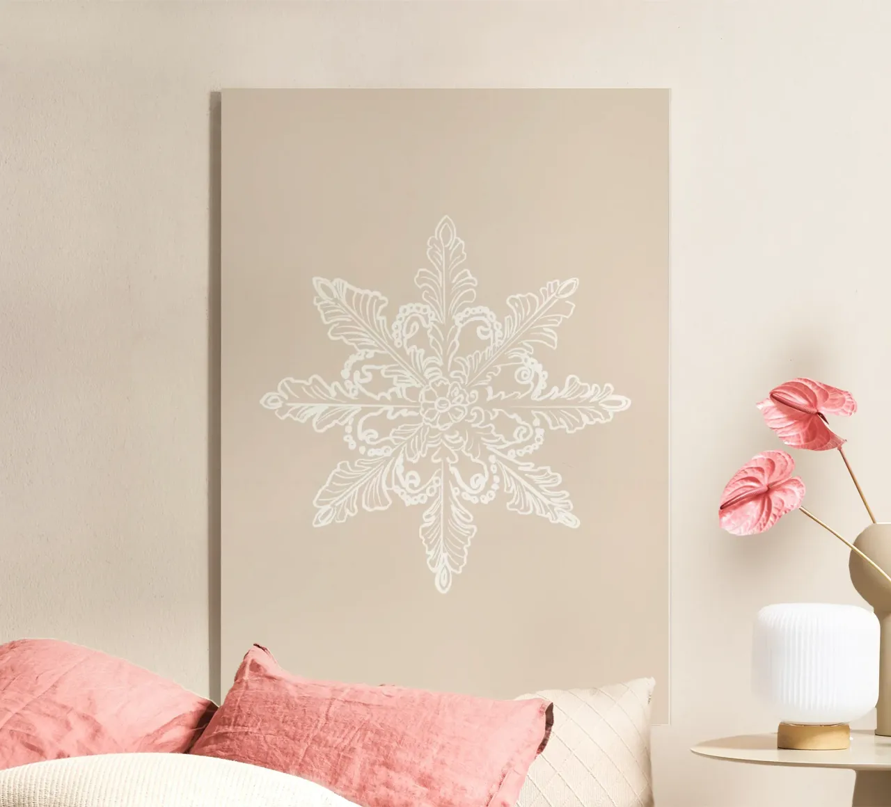Snowflake (White) plexiglass da treechild
