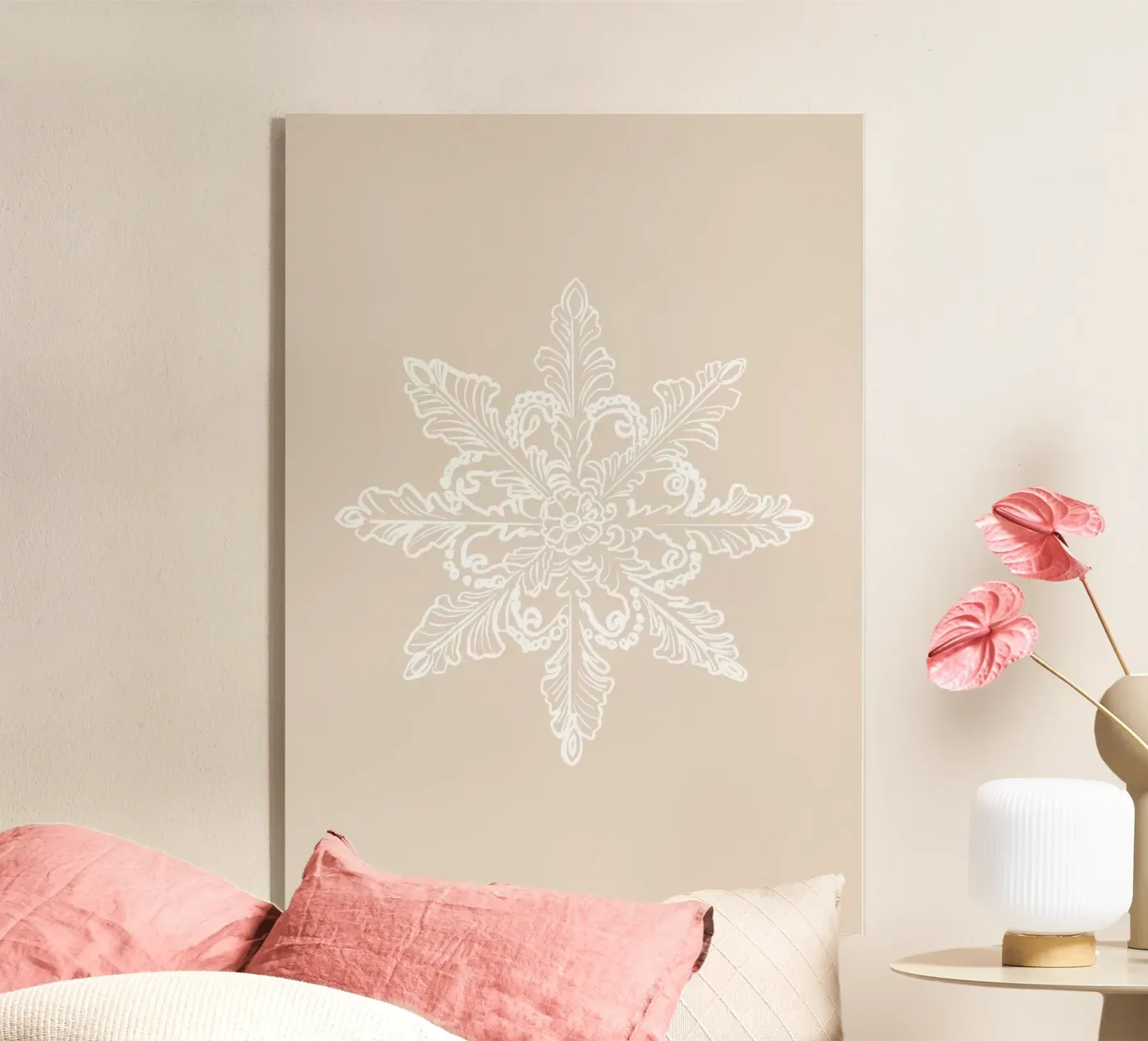Snowflake (White) plexiglas de treechild