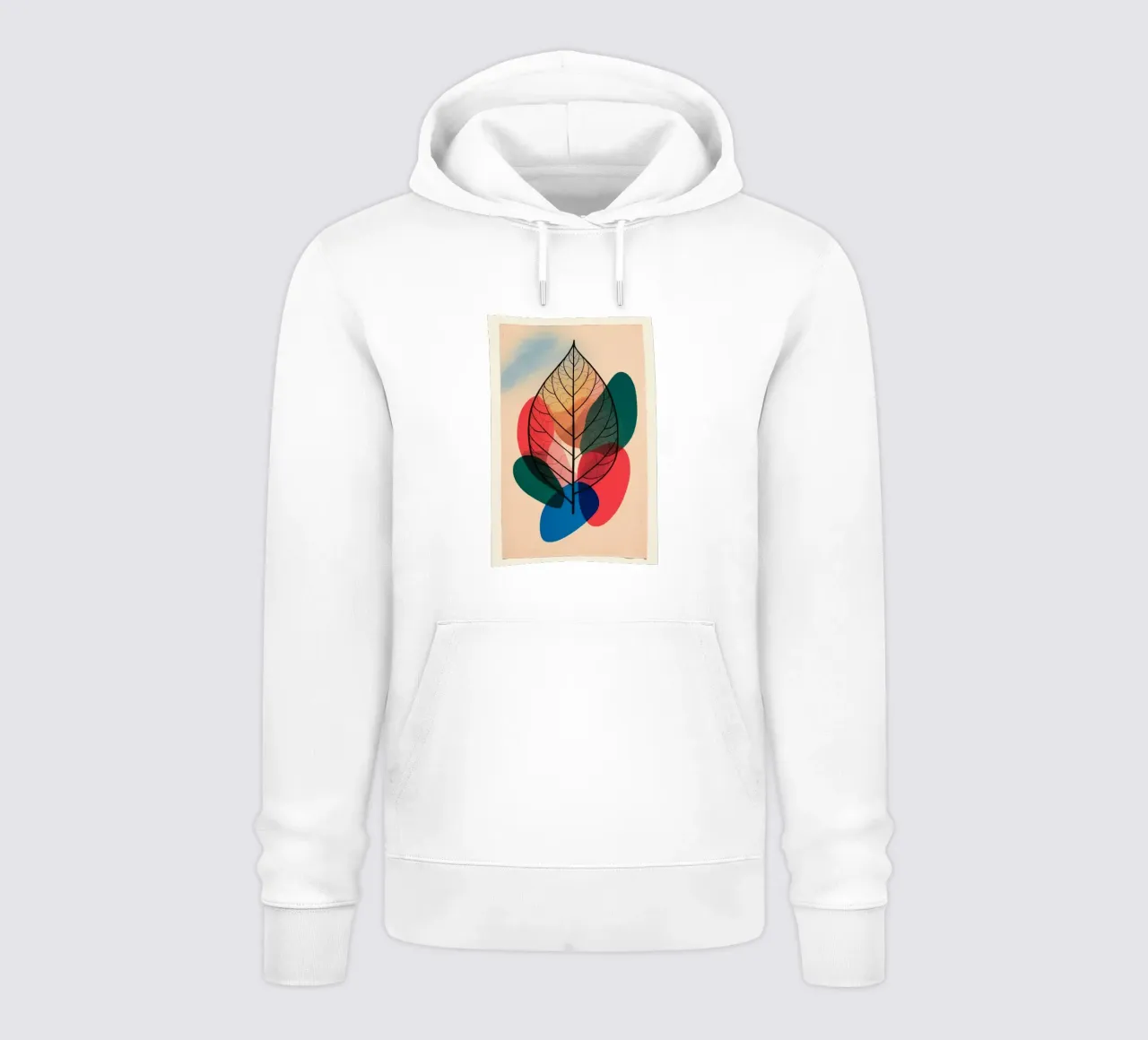 Nature retro color felpa con cappuccio da dinem