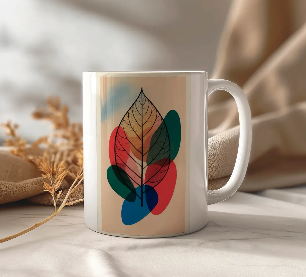 Nature retro color tazza in ceramica da dinem
