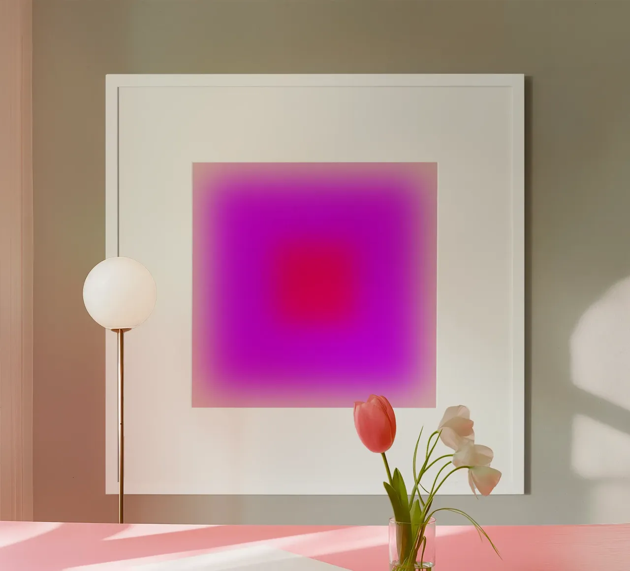 Red Dot poster van UrbanART