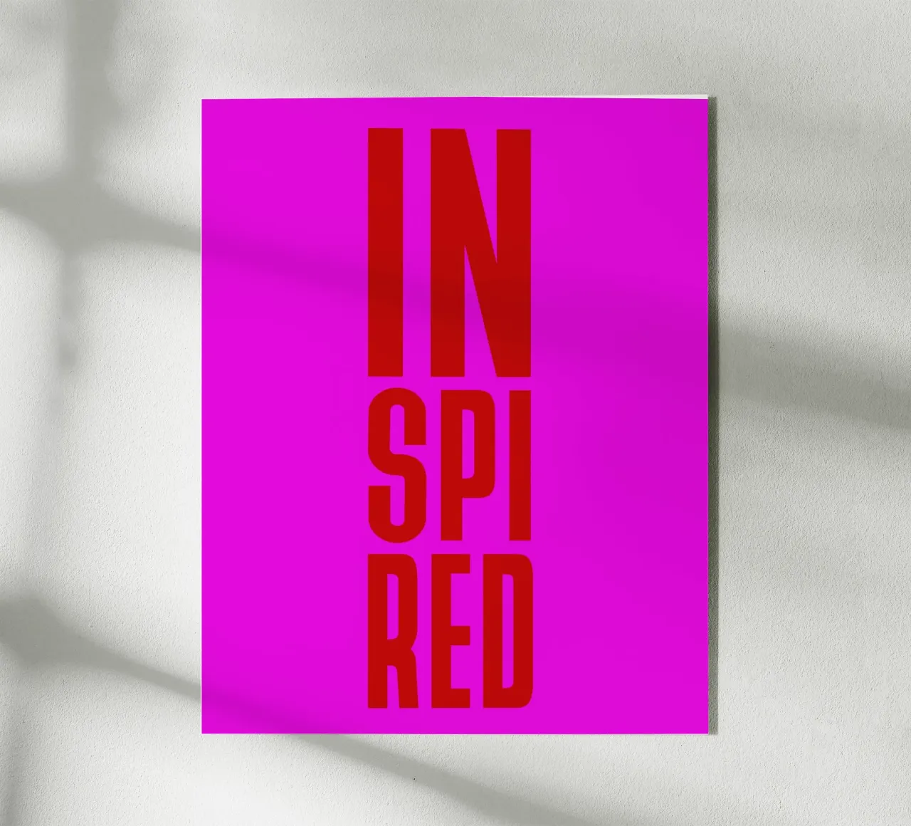 Inspired plexiglass da UrbanART