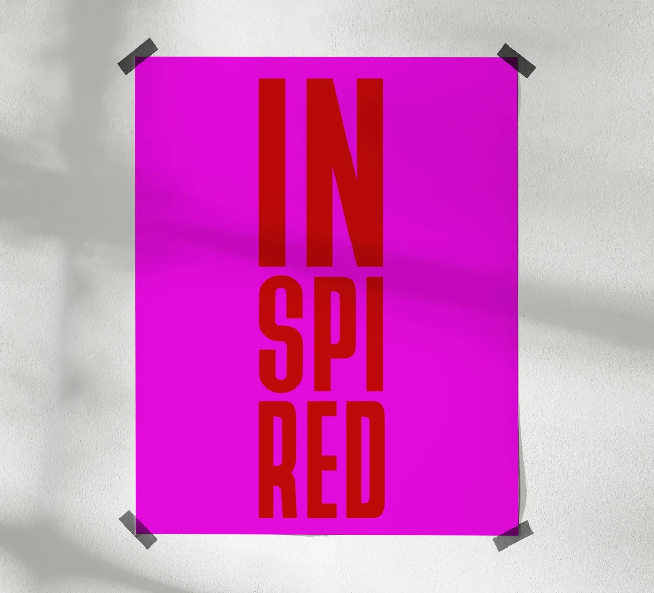 Inspired poster da UrbanART