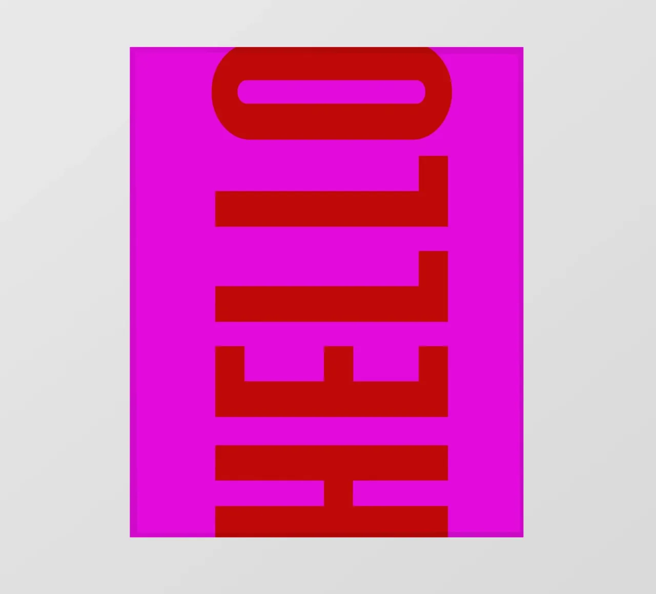HELLO fotobehang van UrbanART