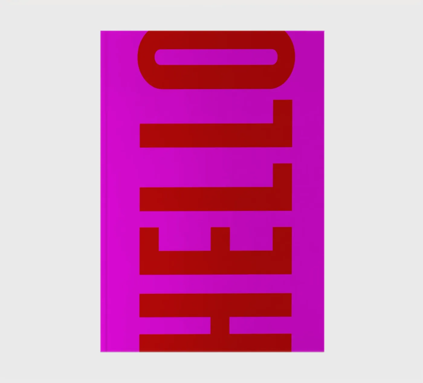 HELLO notebook by Typografik