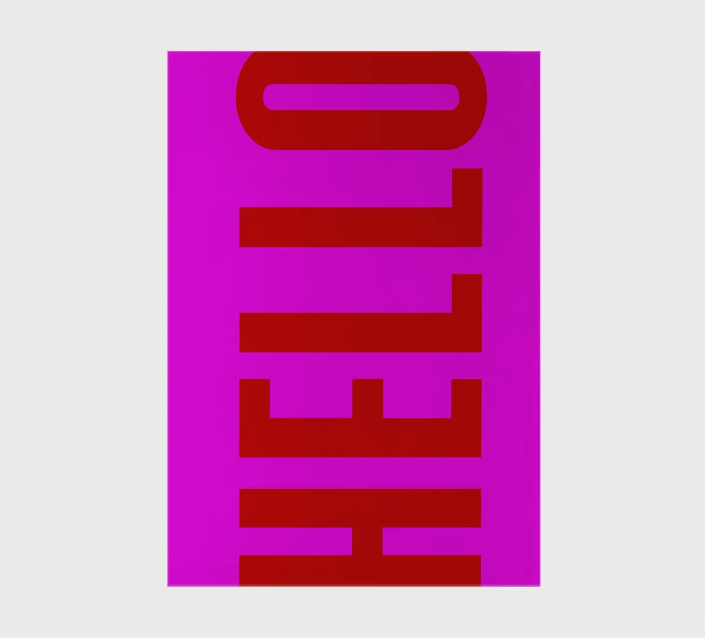 HELLO notebook by Typografik