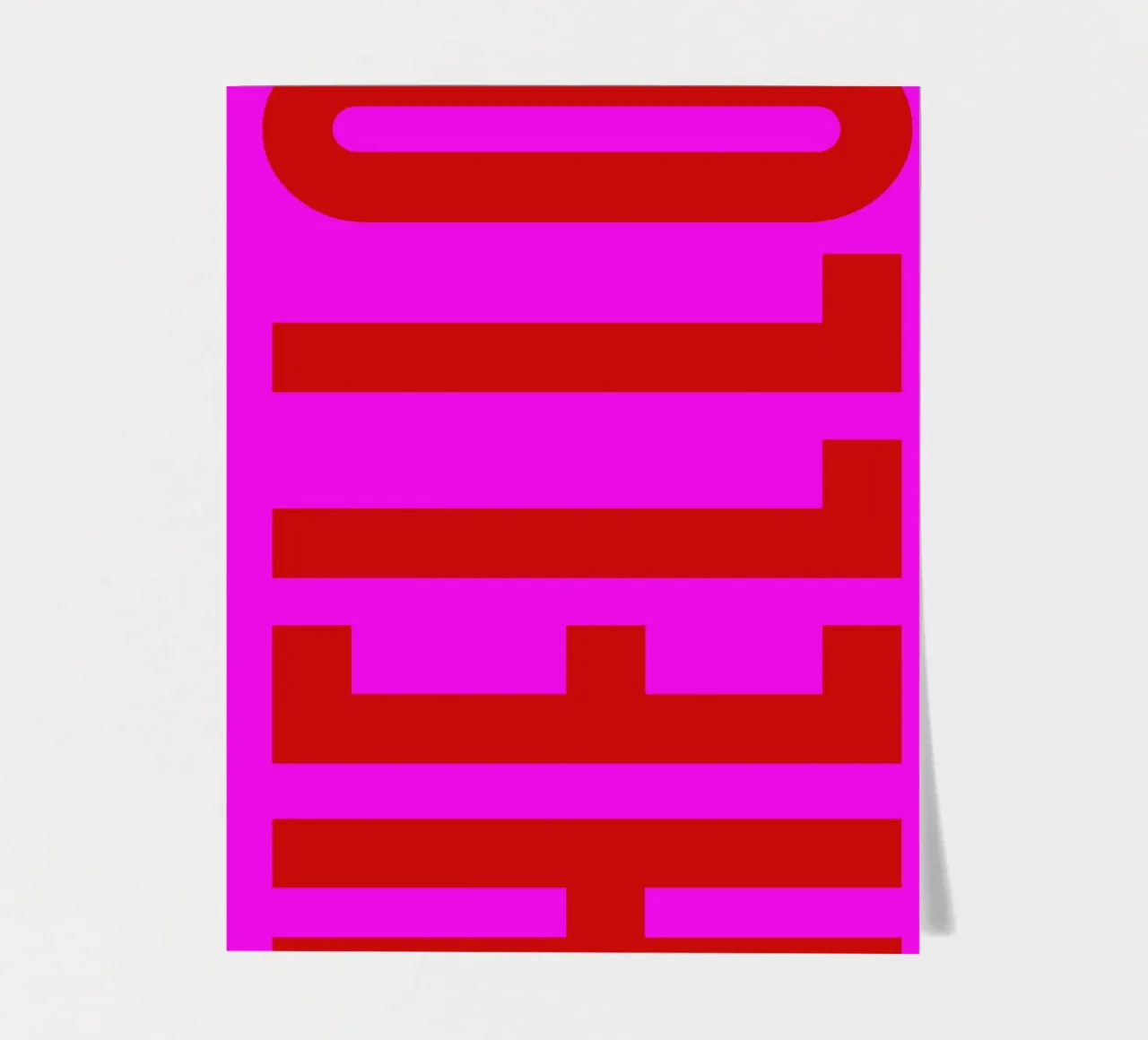 HELLO sticker sheet by UrbanART