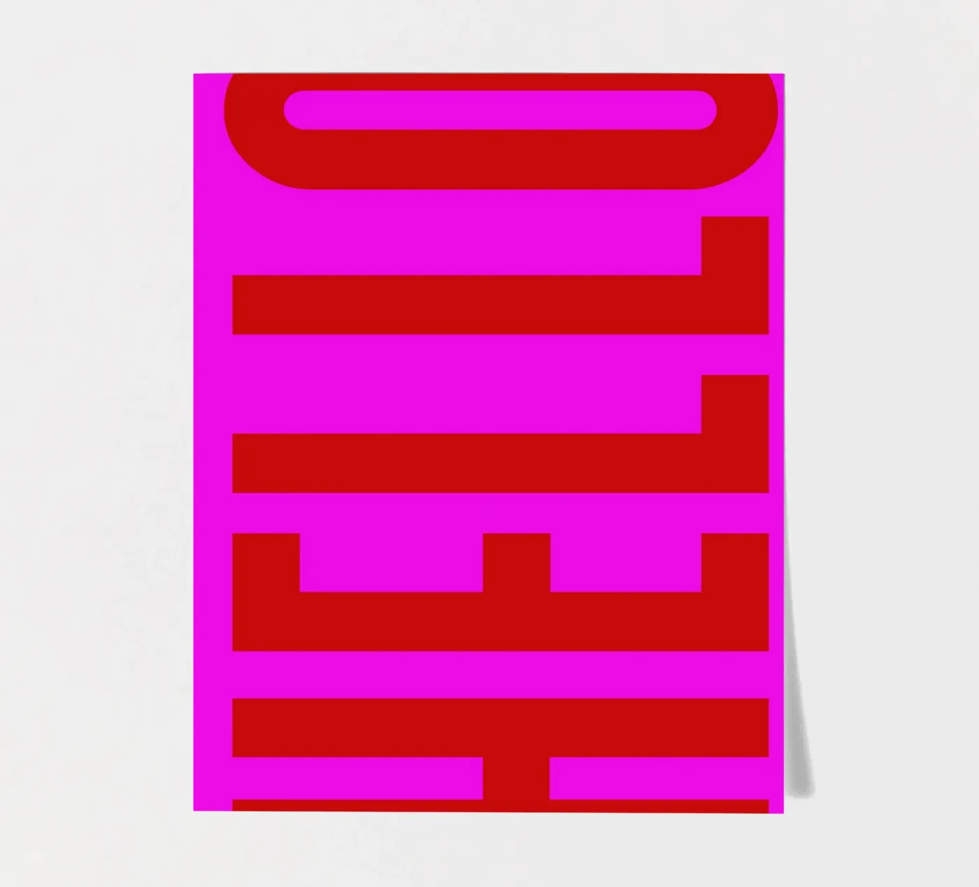 HELLO sticker sheet by Typografik