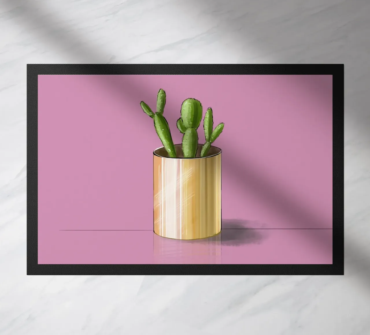 Cactus doormat by by elle arts