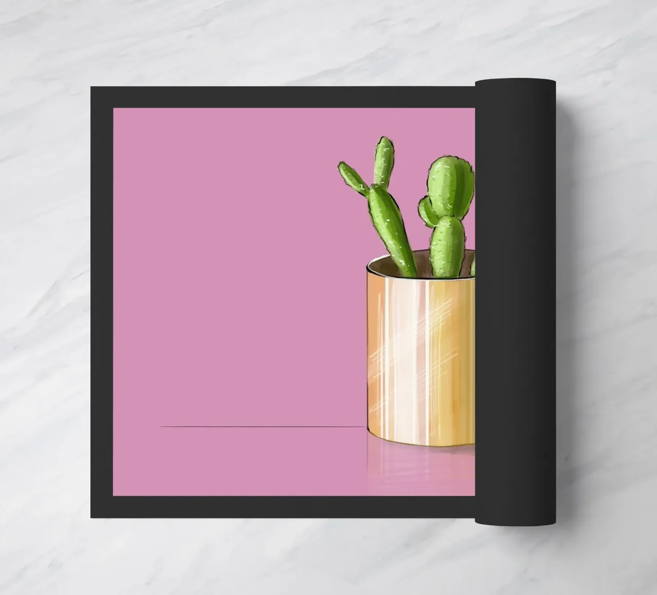 Cactus doormat by by elle arts