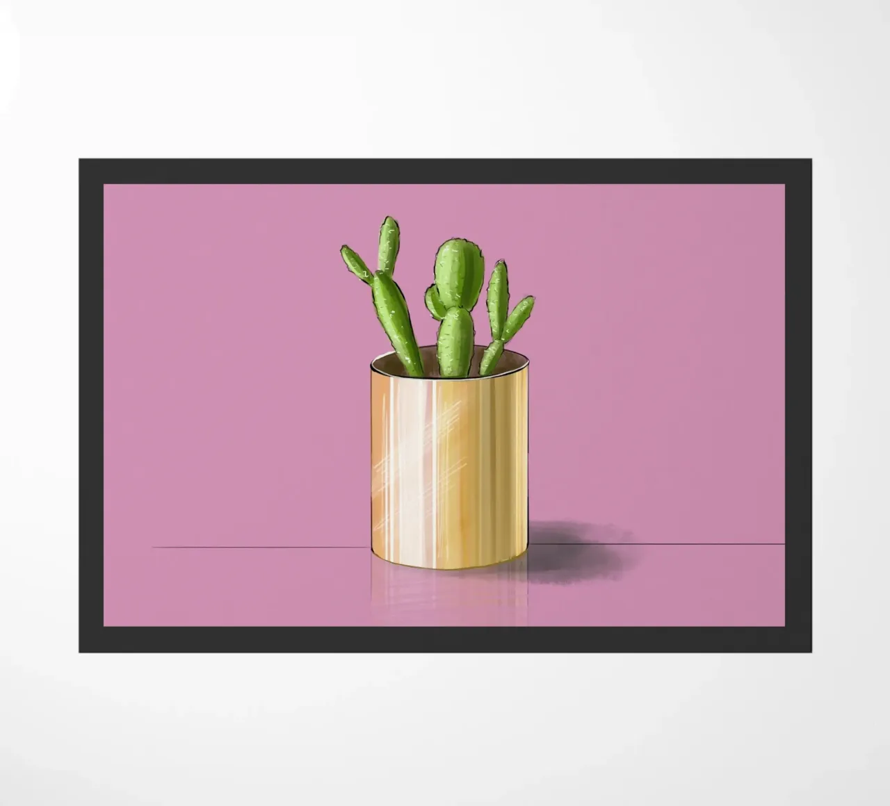 Cactus doormat by by elle arts