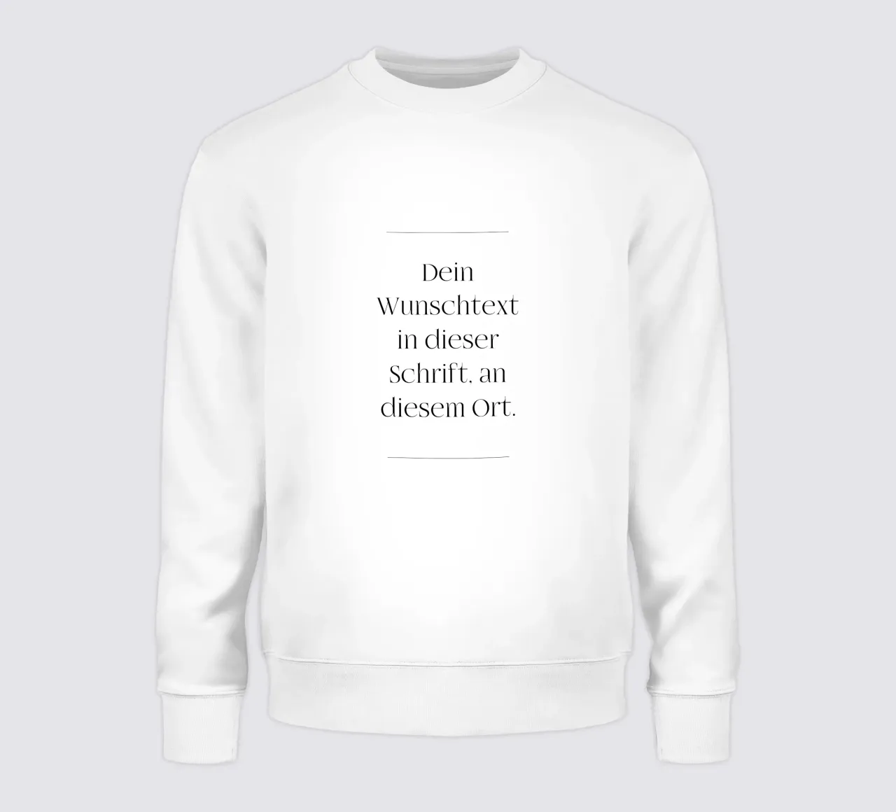 Wunschtext in schwarz weiß mit Linien felpa da WORTSPIEL