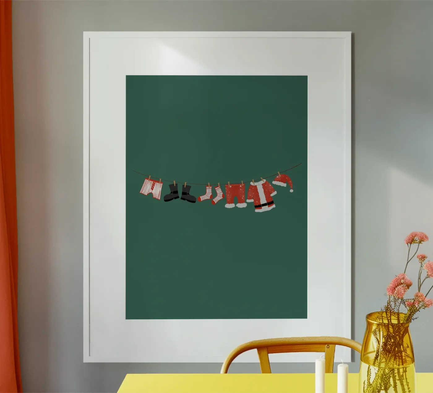 Santa Clothes poster da by elle arts seasons