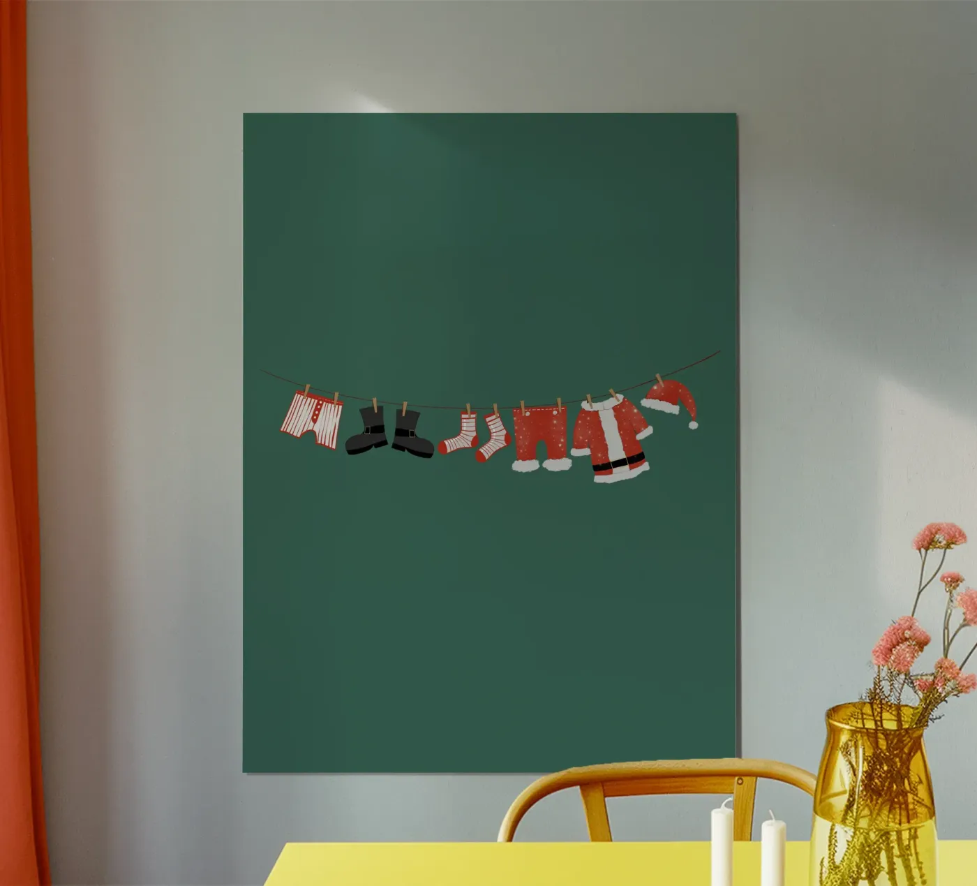 Santa Clothes poster da by elle arts seasons