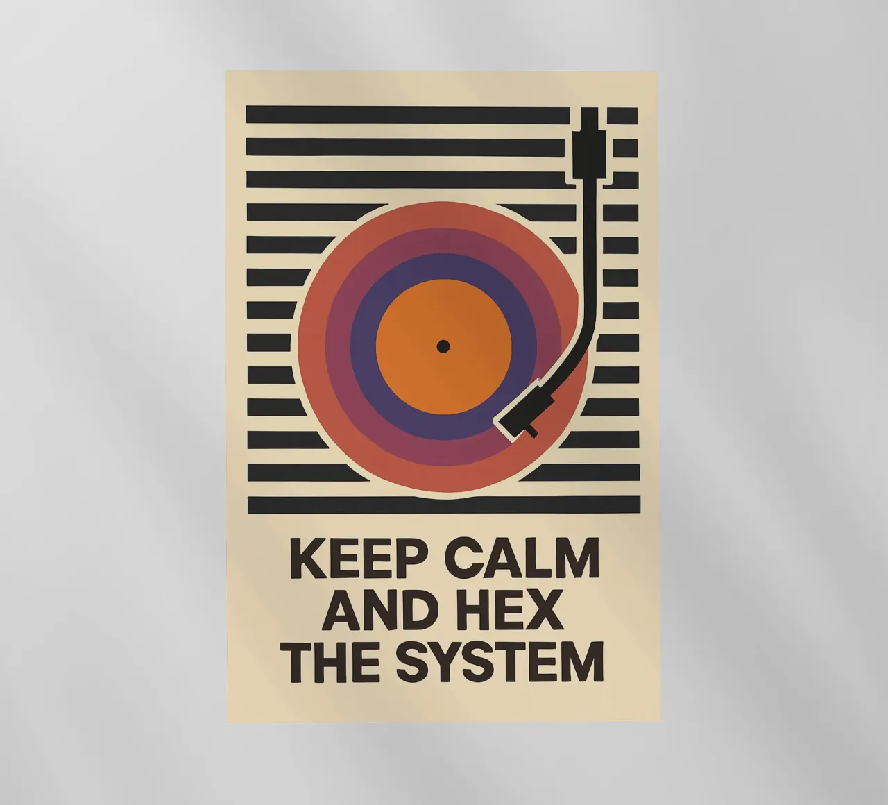 Keep Calm and Hex the System pellicola backlit da Taika Tori Art