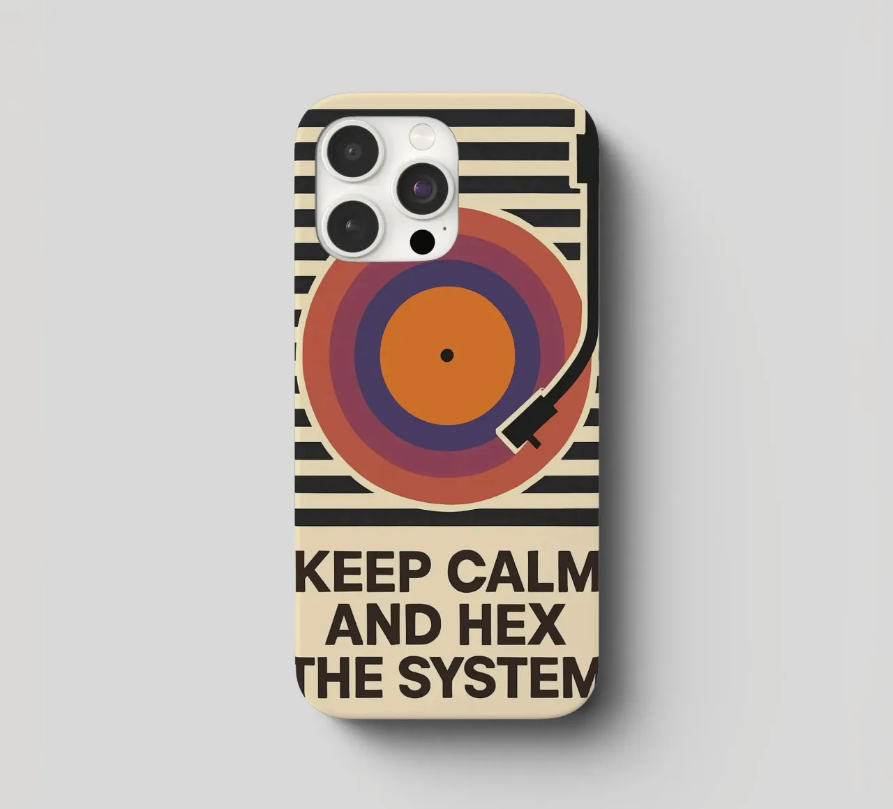 Keep Calm and Hex the System cover iphone da Taika Tori Art