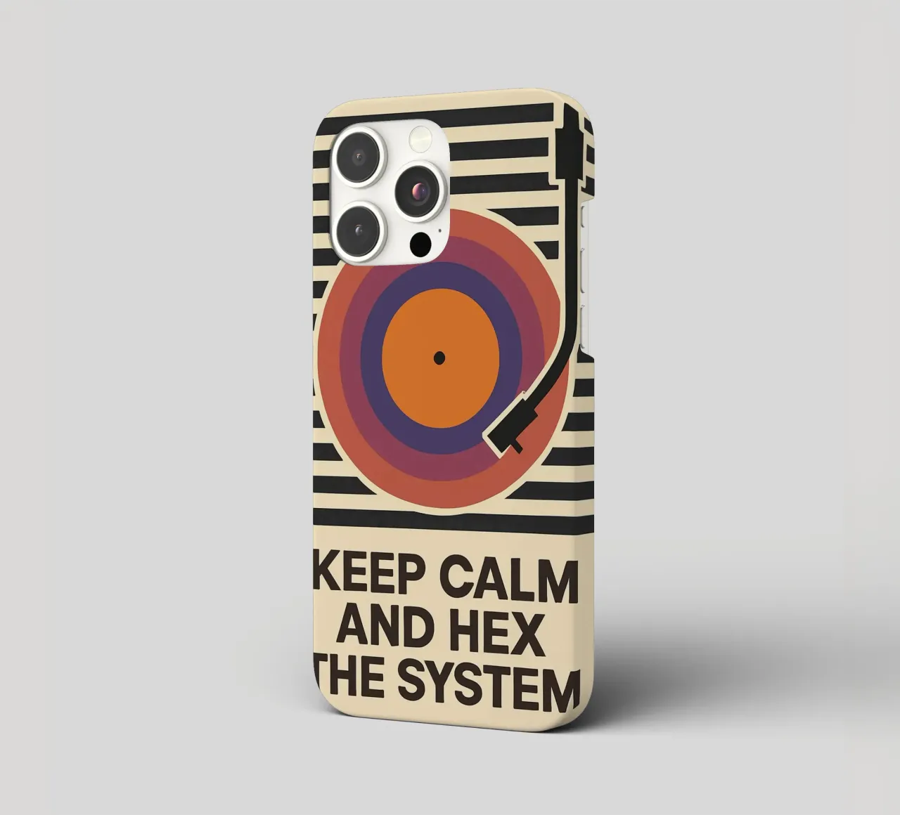 Keep Calm and Hex the System cover iphone da Taika Tori Art