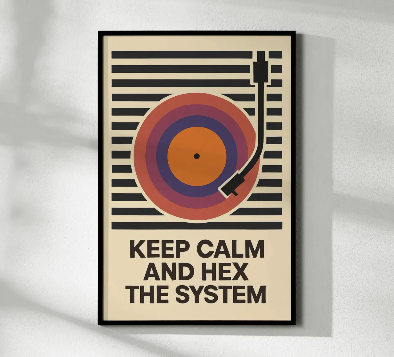 Keep Calm and Hex the System poster da Taika Tori Art