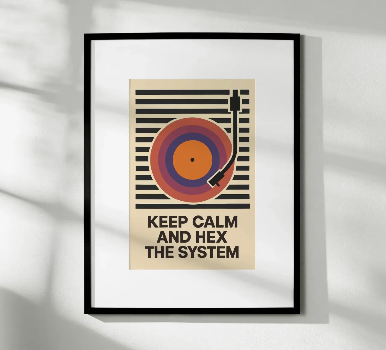 Keep Calm and Hex the System poster da Taika Tori Art