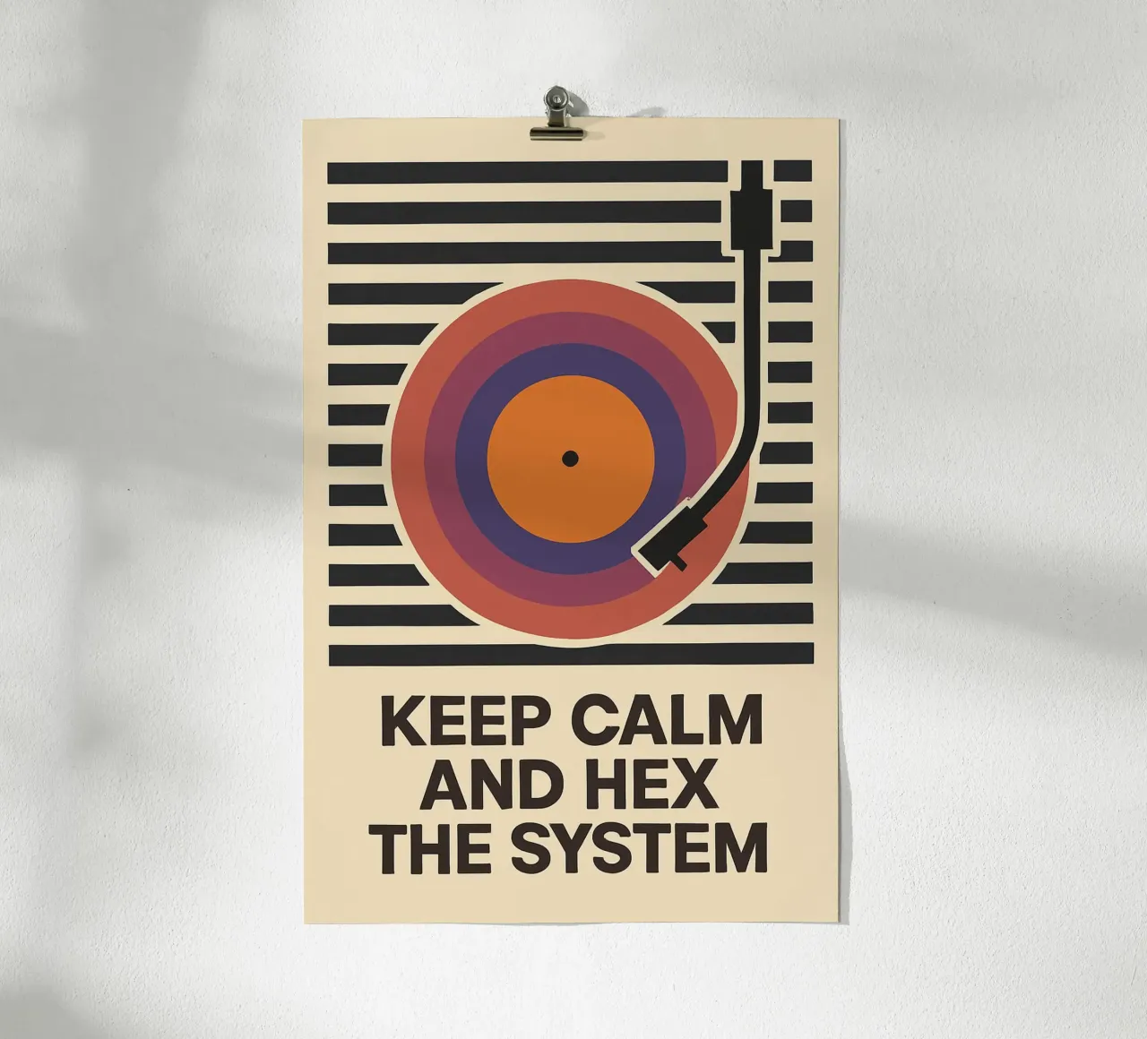 Keep Calm and Hex the System poster da Taika Tori Art