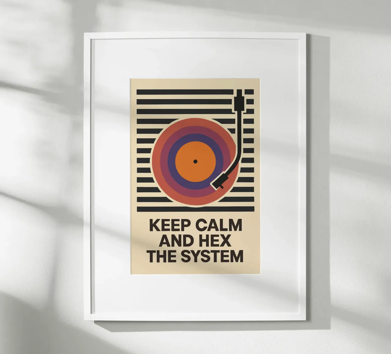 Keep Calm and Hex the System poster da Taika Tori Art