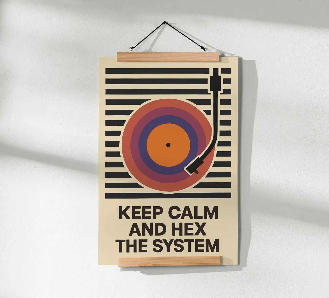 Keep Calm and Hex the System poster da Taika Tori Art