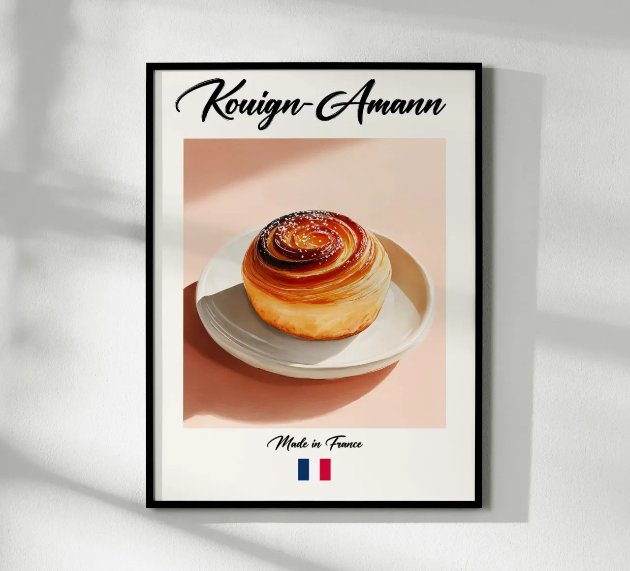 Kouign-Amann French Pastry Classic poster by Spice & Spoon Studio