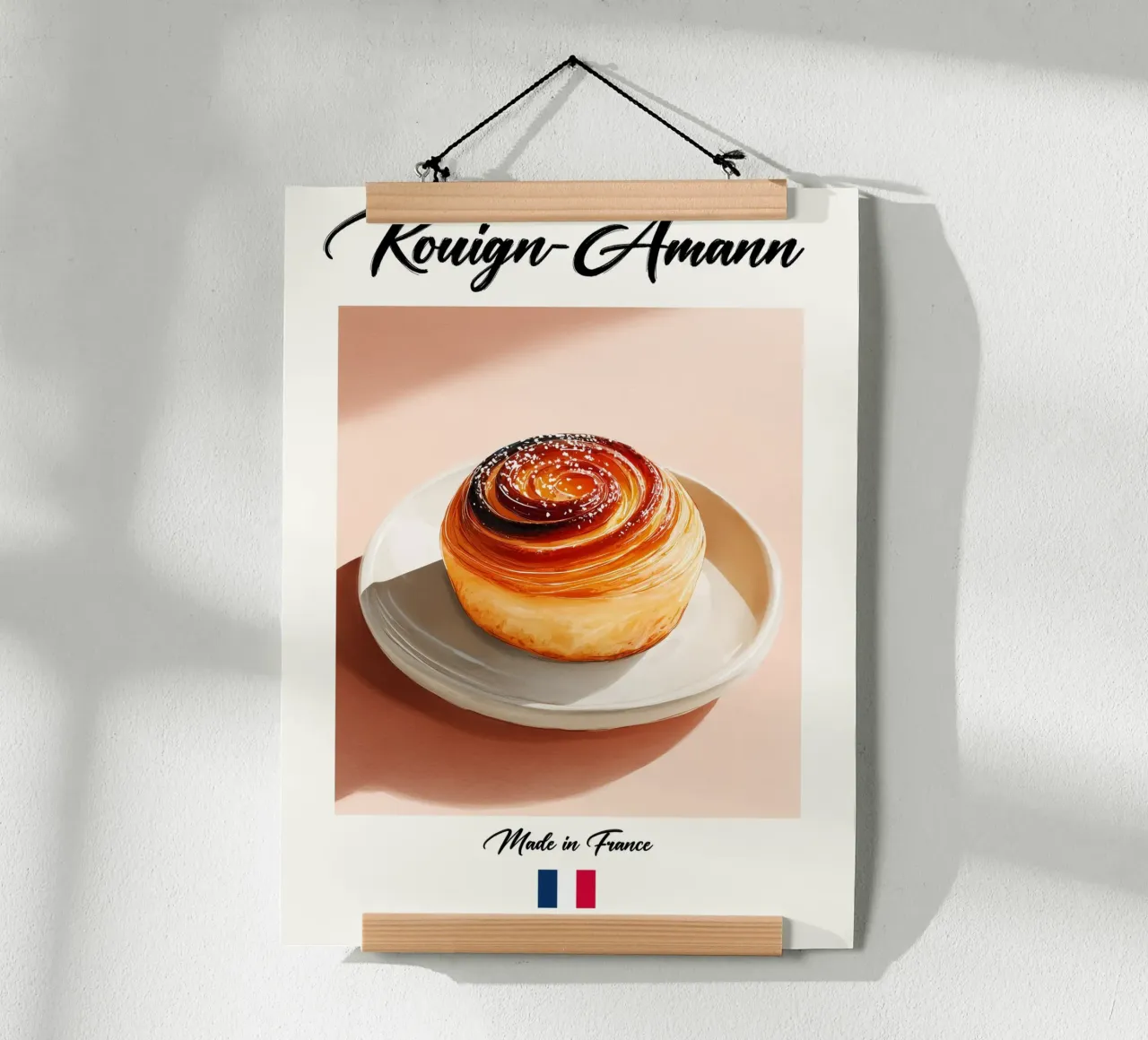 Kouign-Amann French Pastry Classic poster by Spice & Spoon Studio
