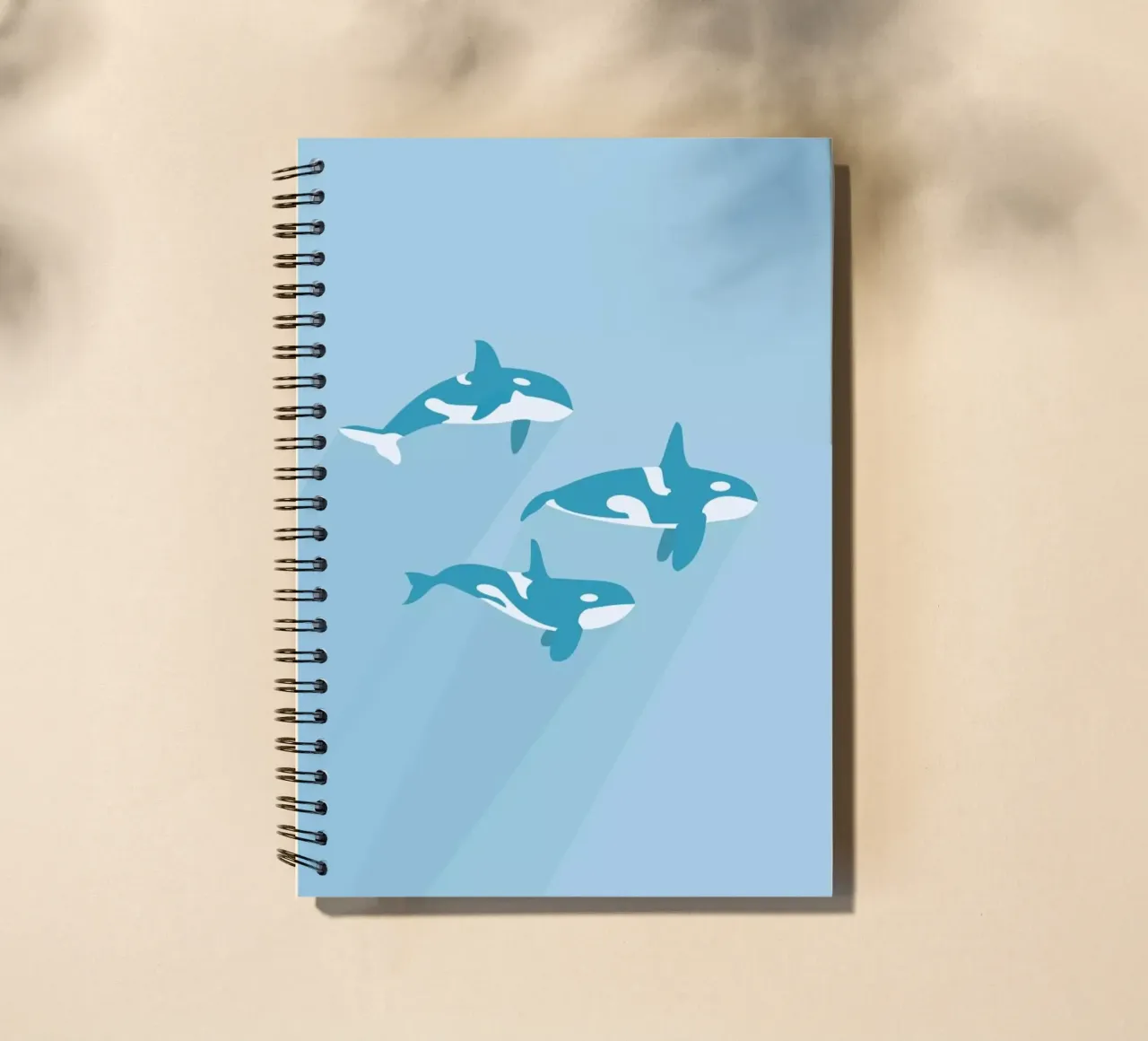 Spækhugger spiral notebook by Swen Swensøn
