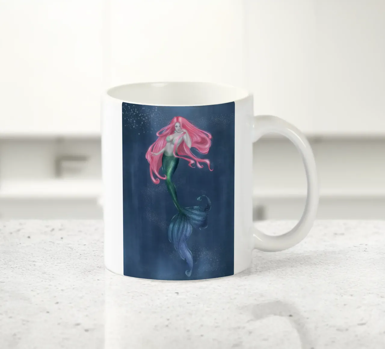 Sirena Tritone tazza in ceramica da Eva Nev
