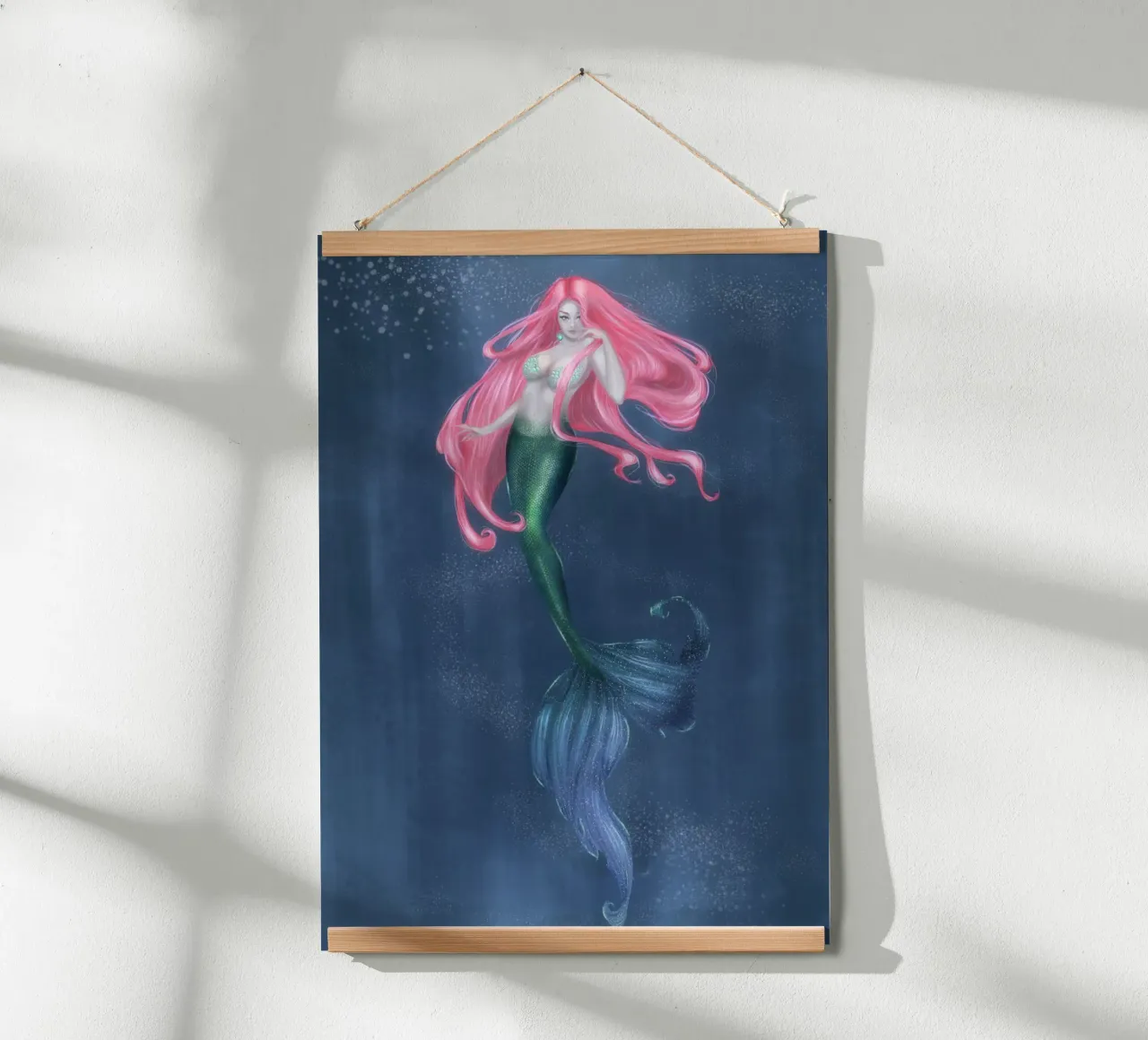 Sirène Triton poster de Eva Nev