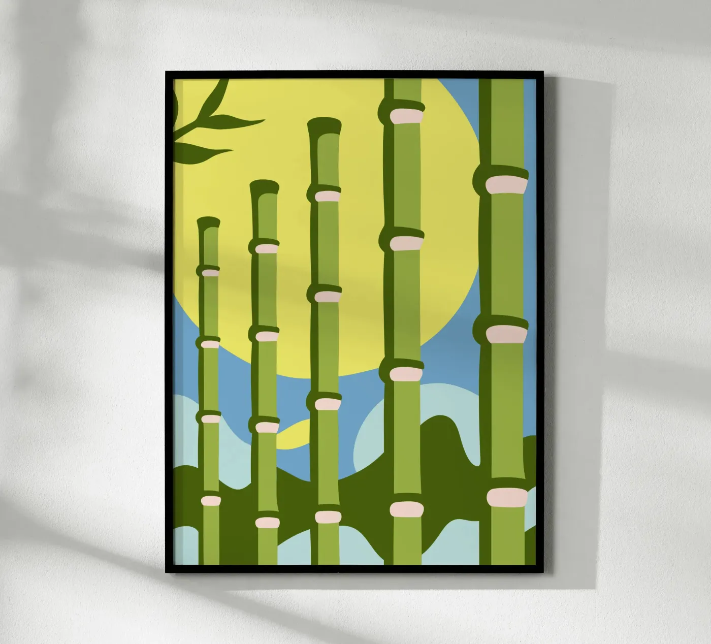 Foresta di bambù poster da SPECIAL FLOWER PATTERNS