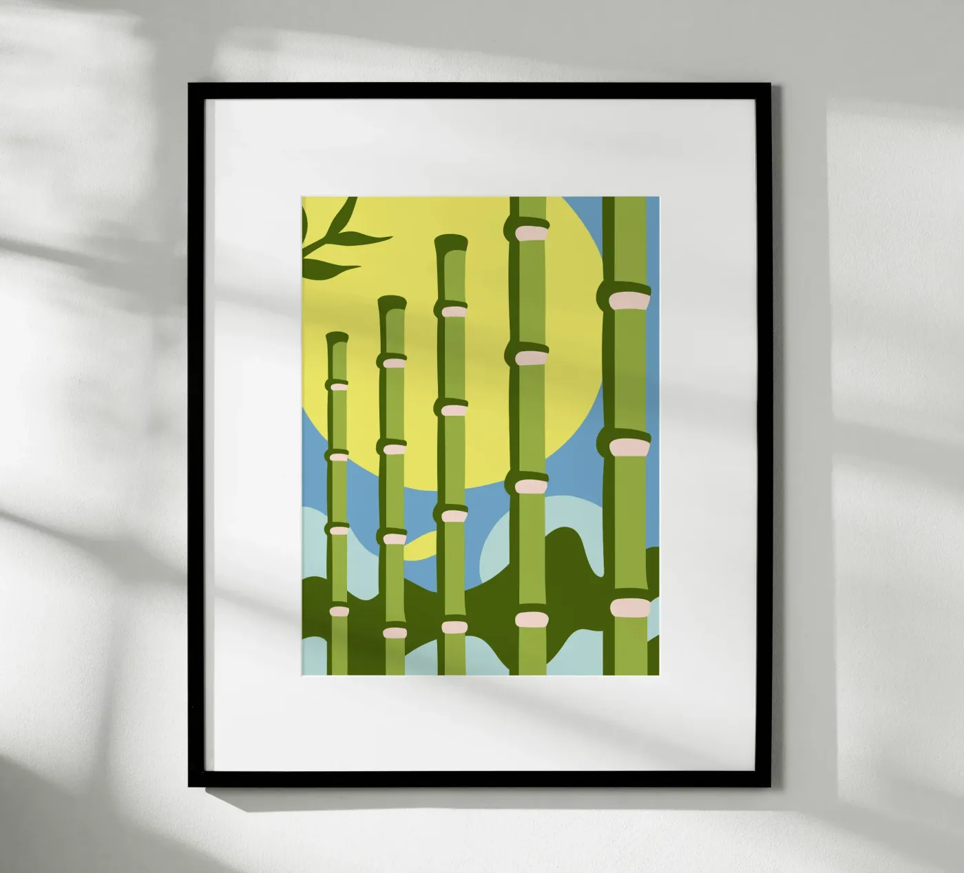 Foresta di bambù poster da SPECIAL FLOWER PATTERNS