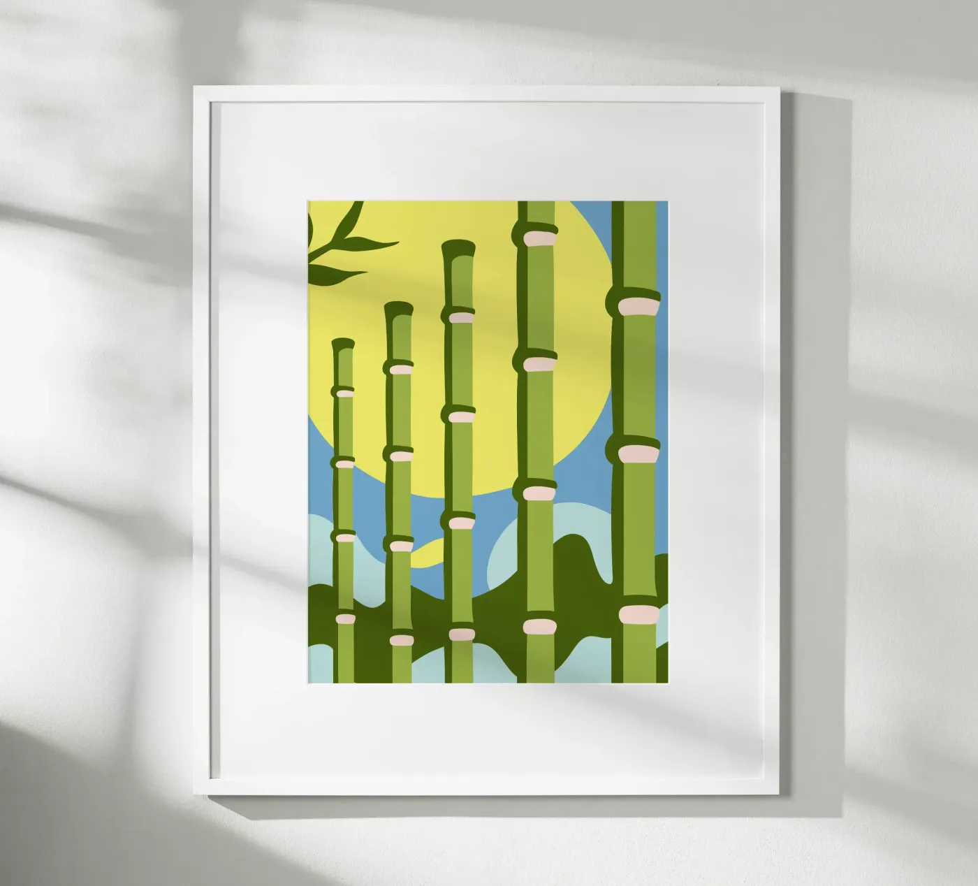 Foresta di bambù poster da SPECIAL FLOWER PATTERNS