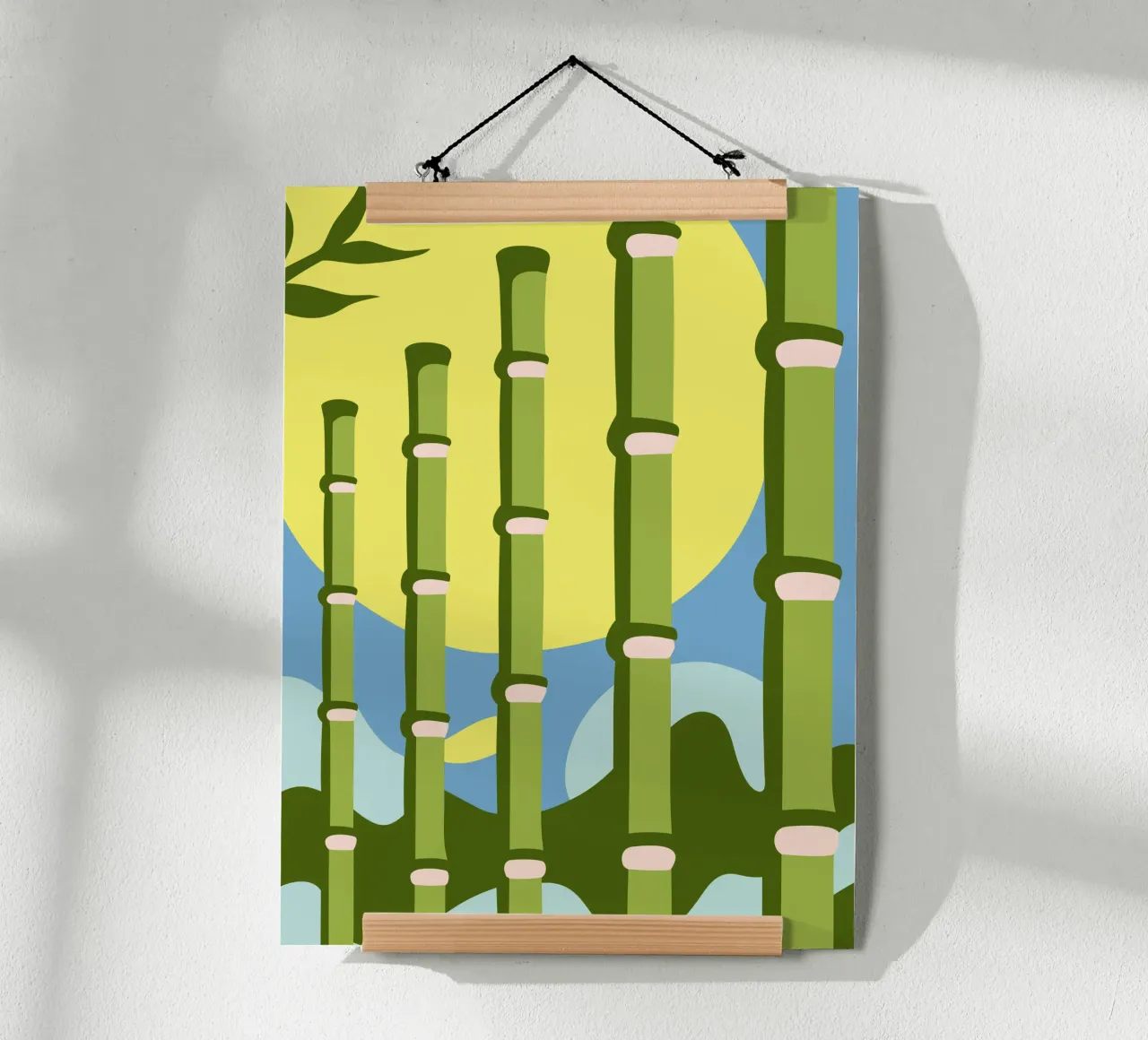 Foresta di bambù poster da SPECIAL FLOWER PATTERNS