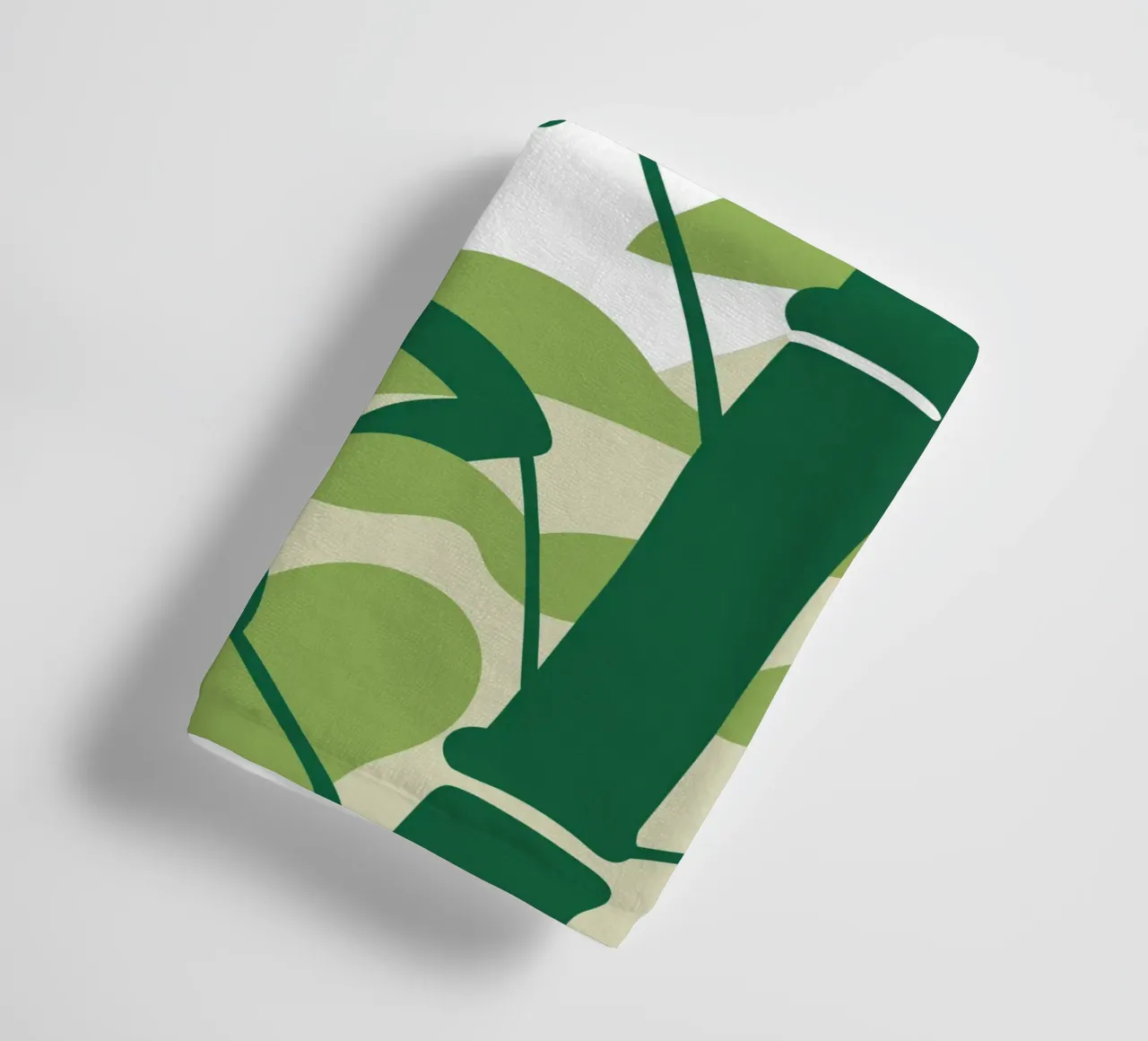 Vredig en rustig bamboebos badhanddoek van SPECIAL FLOWER PATTERNS