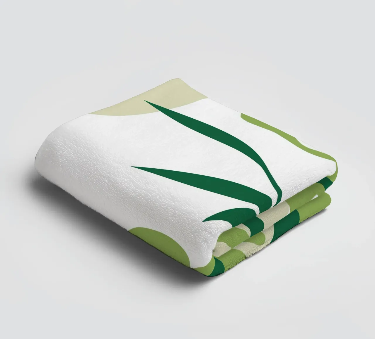 Vredig en rustig bamboebos badhanddoek van SPECIAL FLOWER PATTERNS