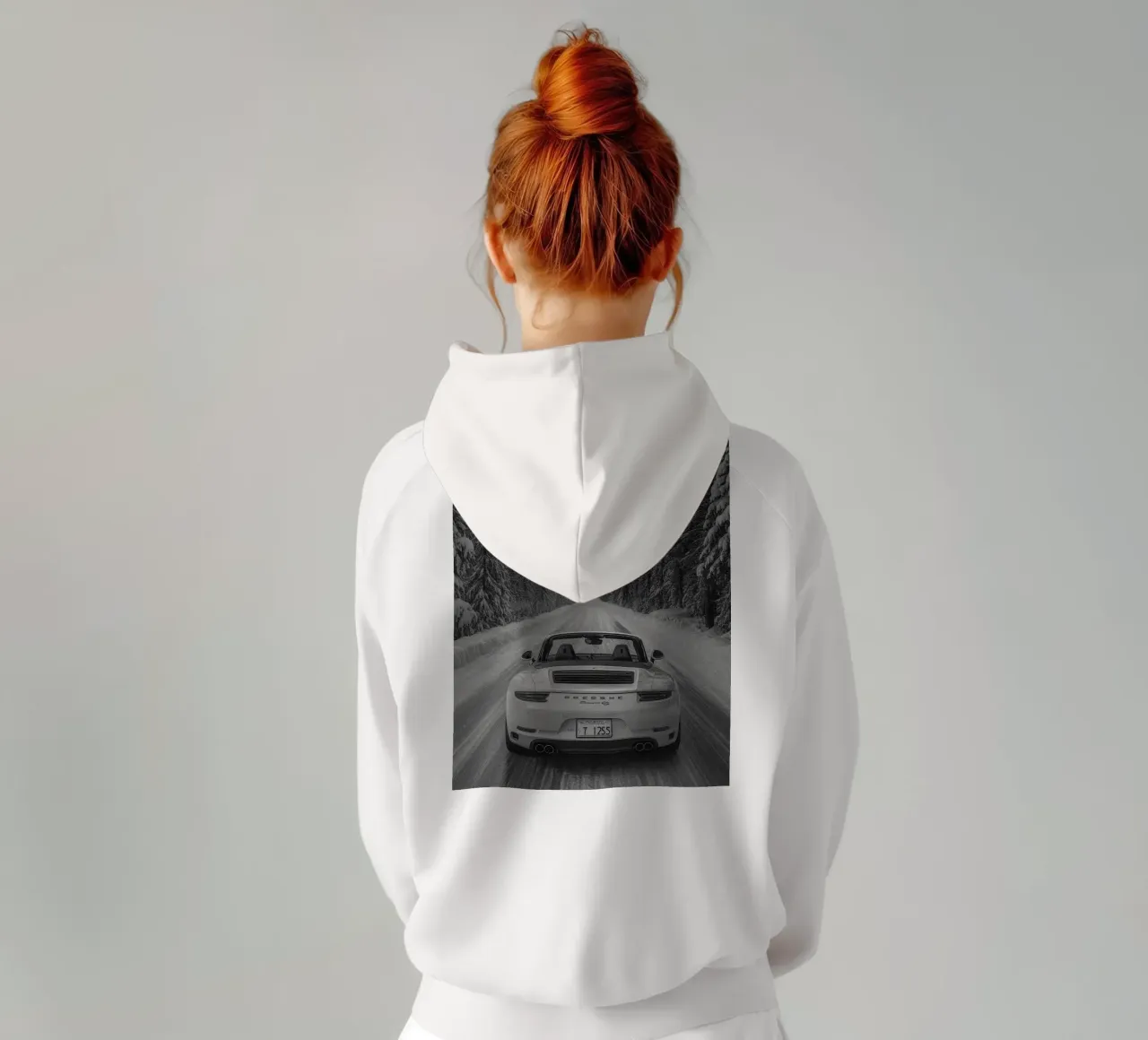 auto nella foresta felpa con cappuccio da BlogSawoo