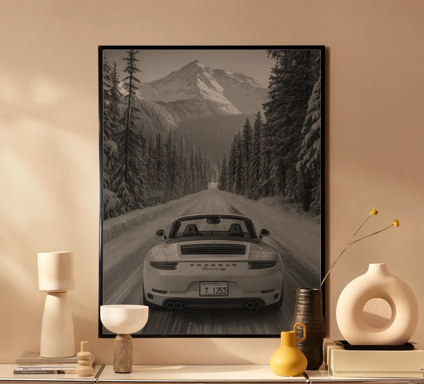 auto nella foresta poster da BlogSawoo