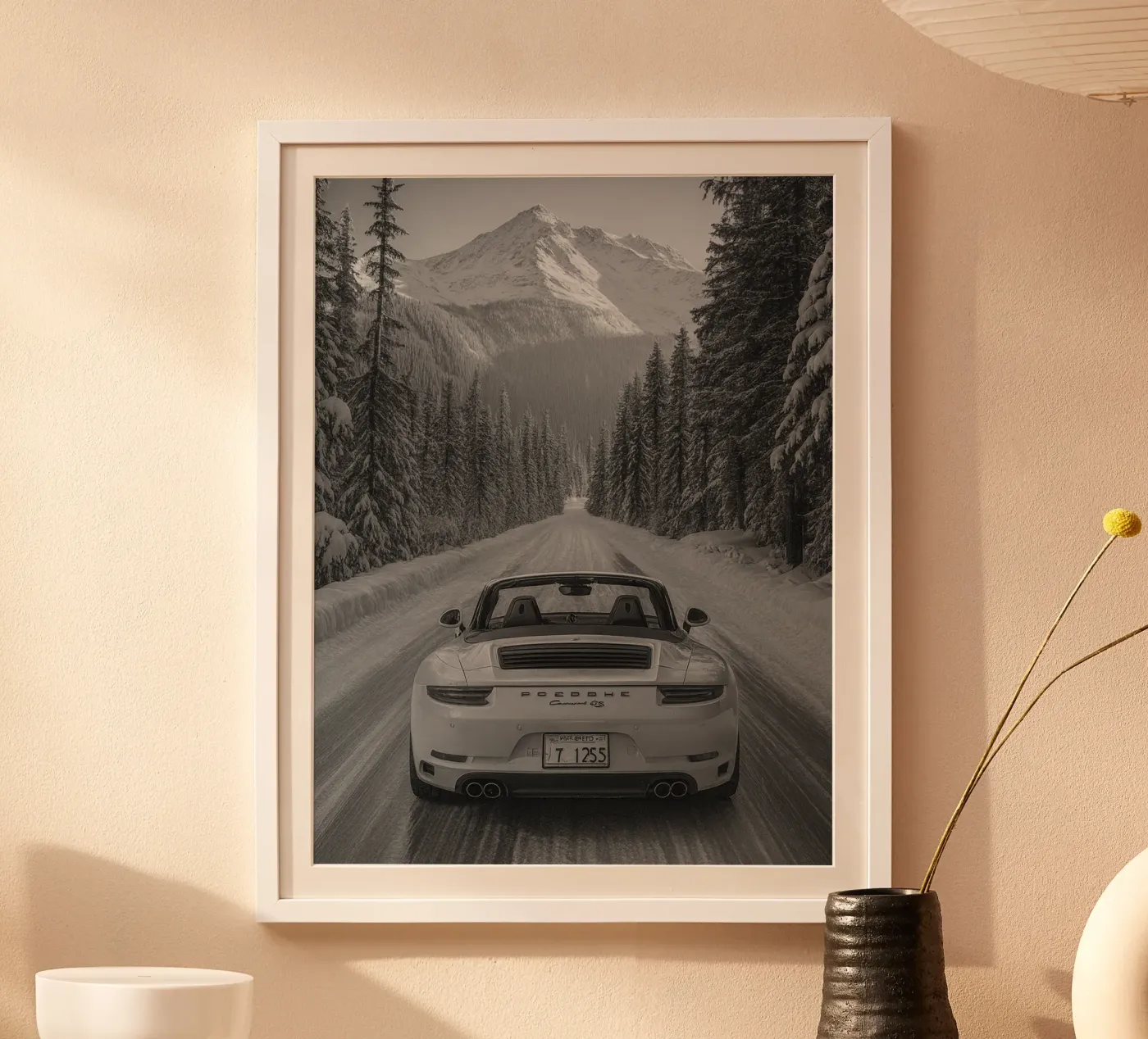 auto nella foresta poster da BlogSawoo