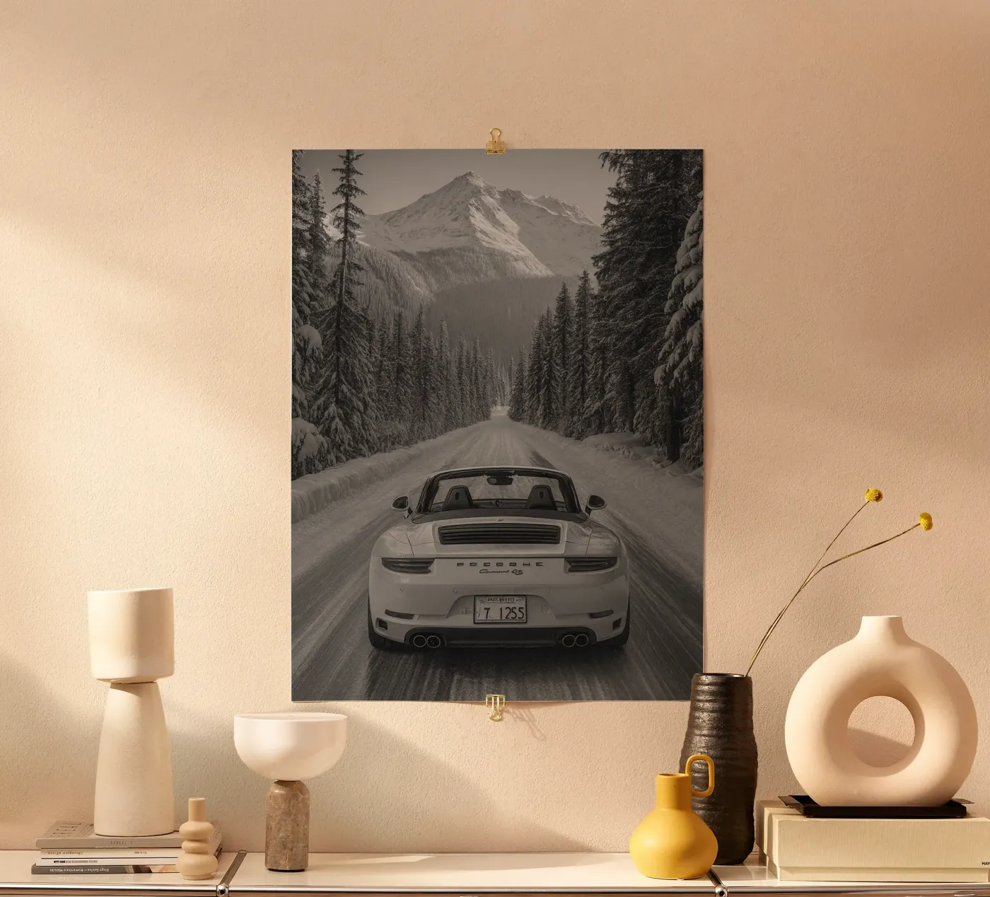 auto nella foresta poster da BlogSawoo