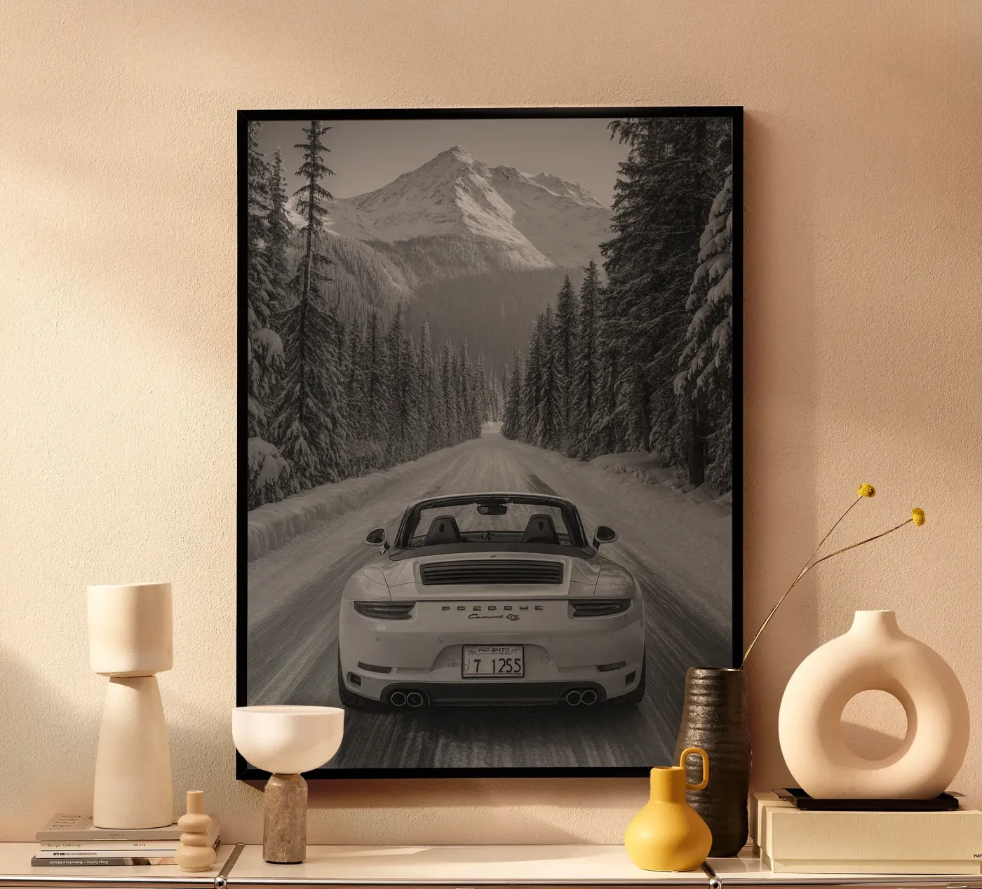 auto nella foresta poster da BlogSawoo