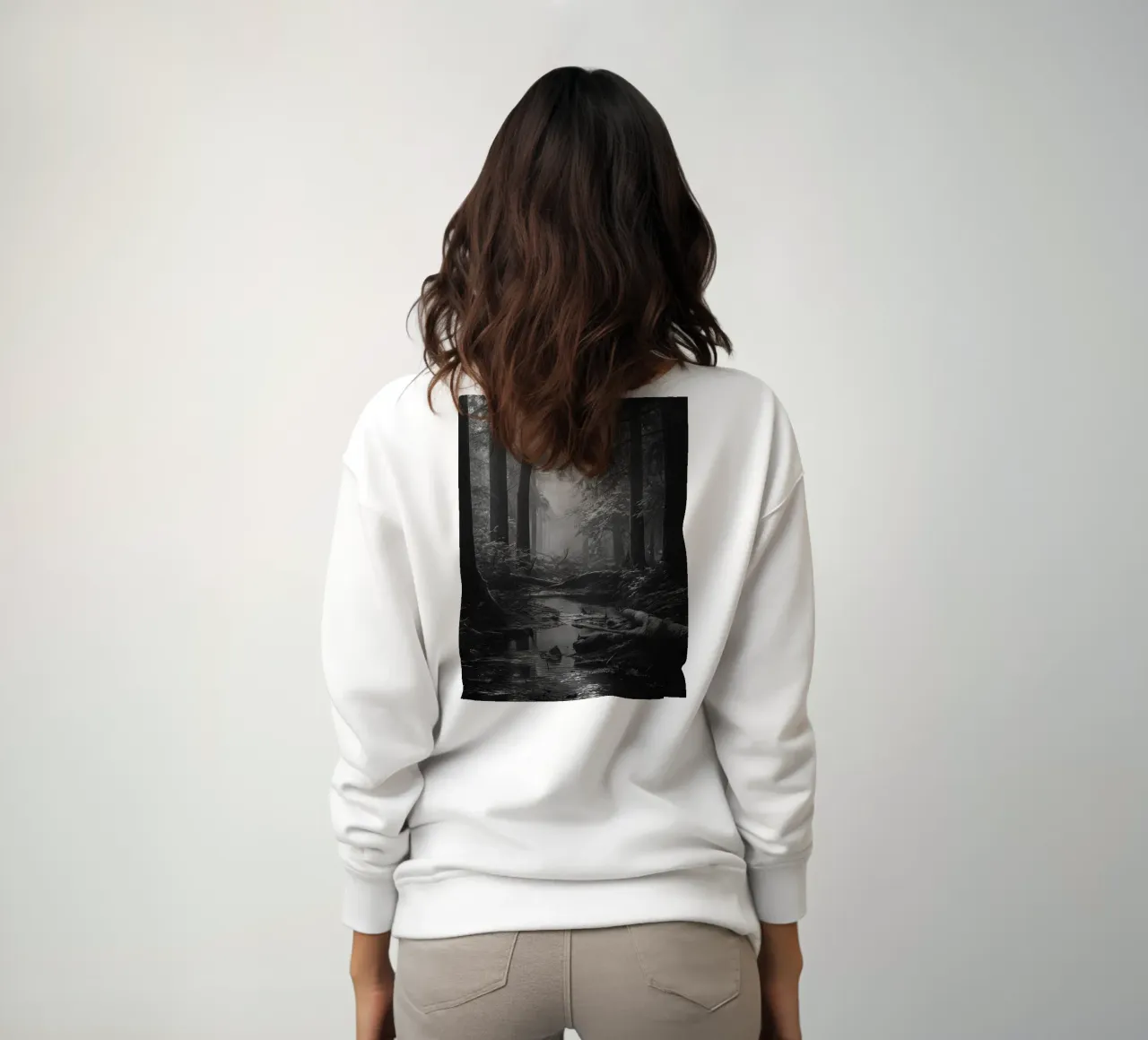 fiume secco nella foresta felpa da BlogSawoo